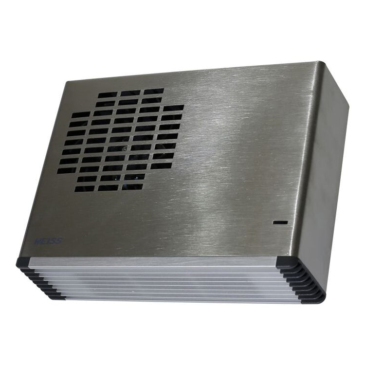 WEISS WALL MOUNTED FAN HEATER BRUSHED STAINLESS STEEL FH24SS Elite