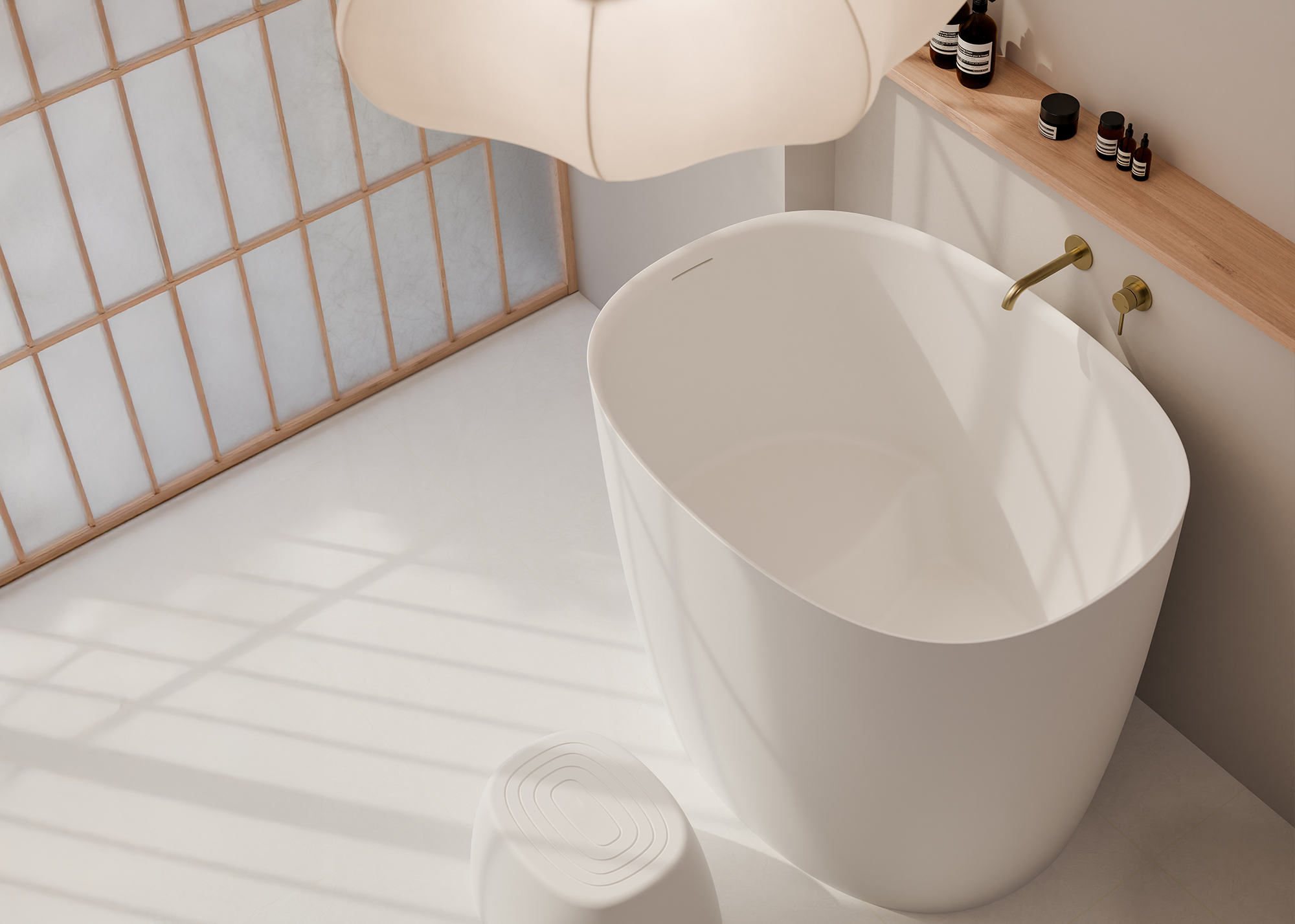 Villastone Solid Surface Bath Collection