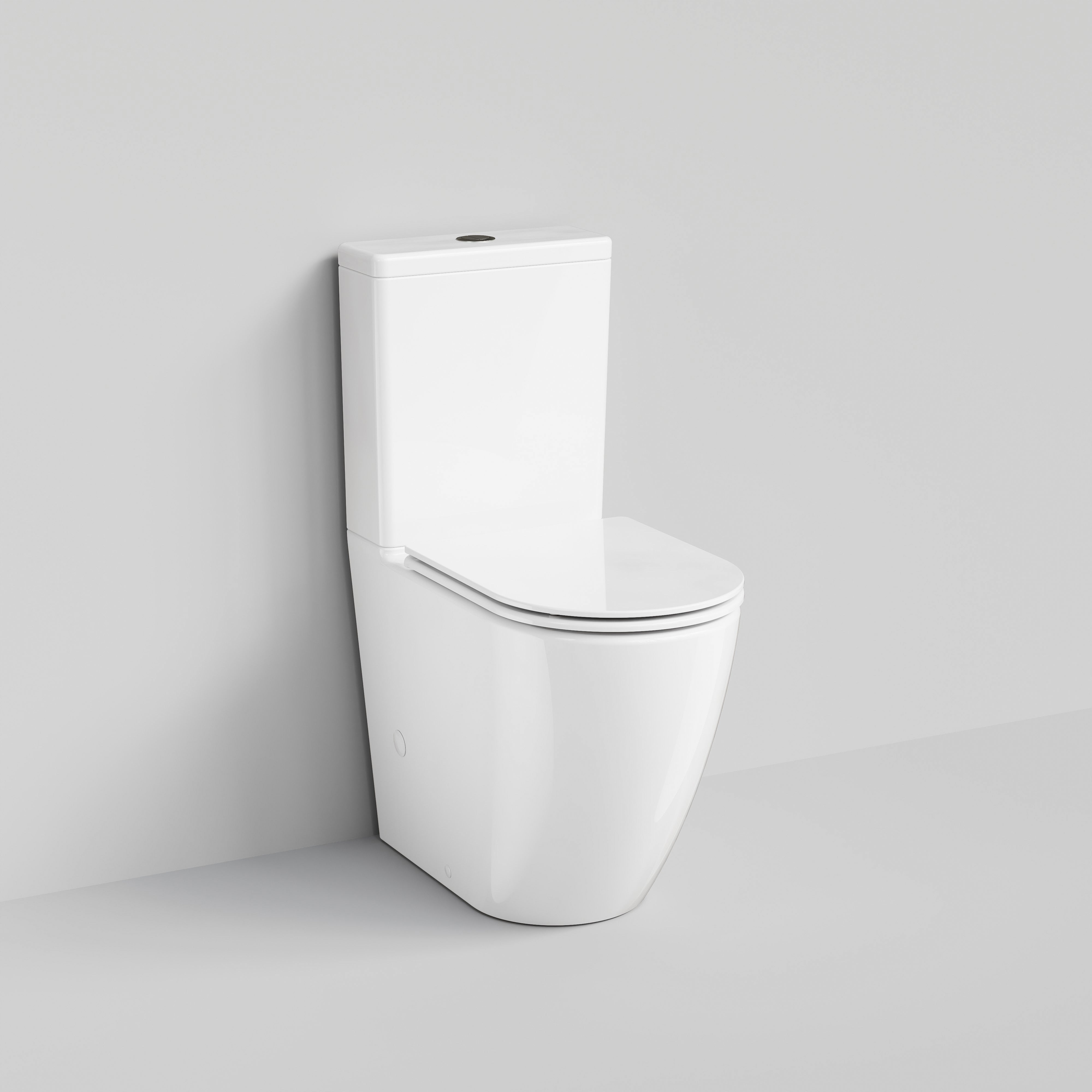CODE FLOW TYPHOON OVERHEIGHT BTW TOILET SUITE - GLOSS WHITE