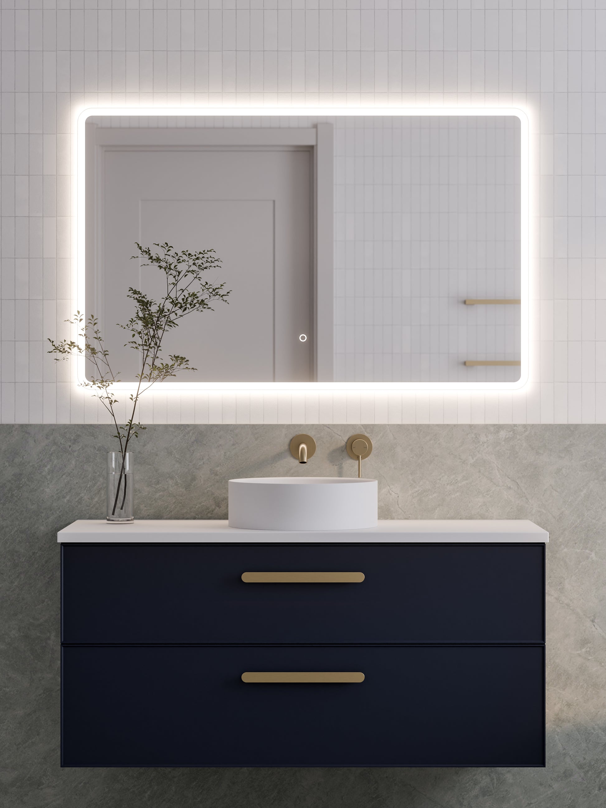 lineare-1200-axel-double-drawer-vanity-blue