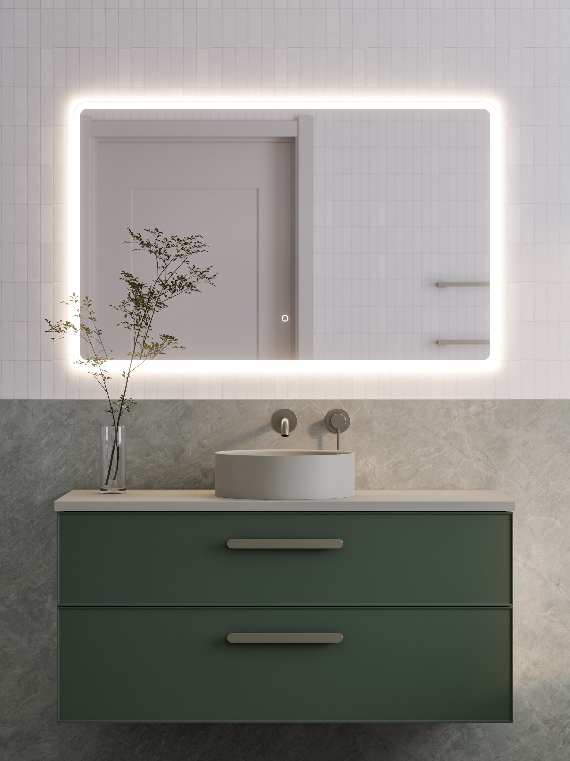 lineare-1200-double-drawer-vanity-axel-green
