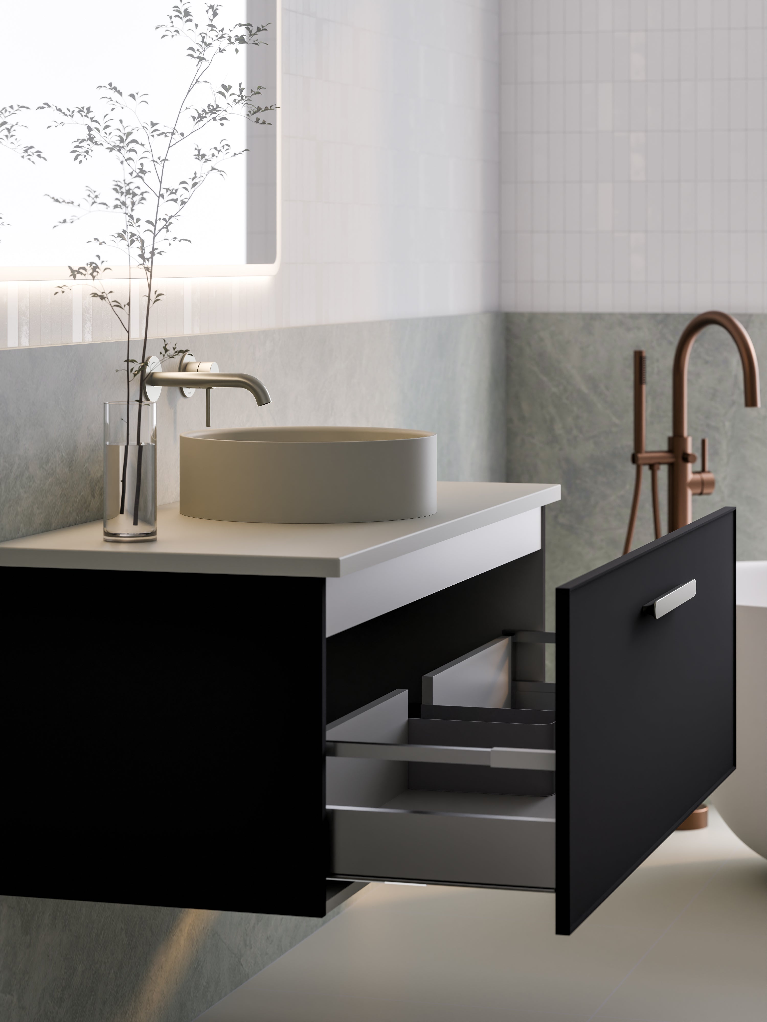 lineare-1200-axel-single-drawer-vanity-matte-black