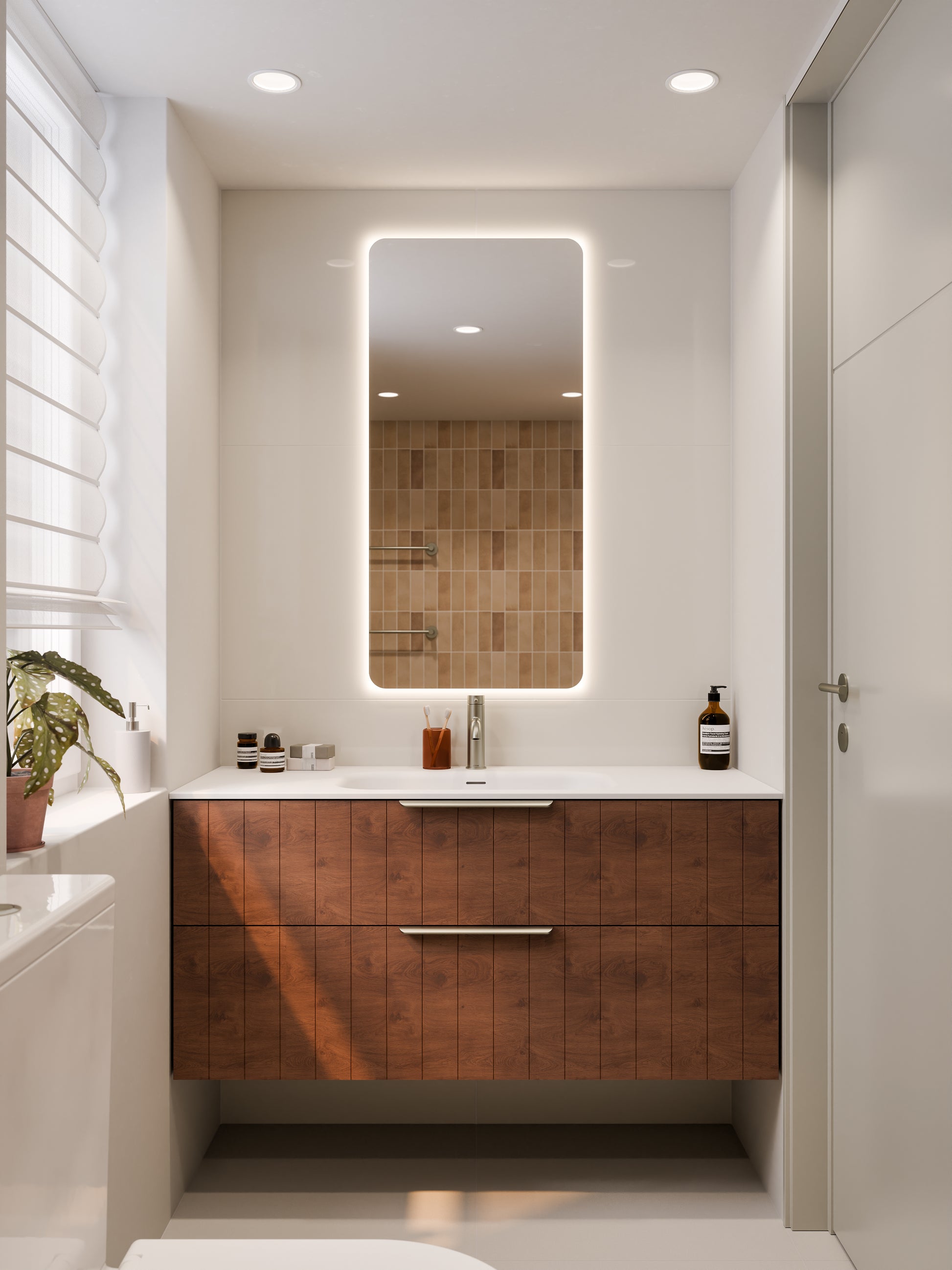 lineare-1200-coastal-double-drawer-vanity-walnut