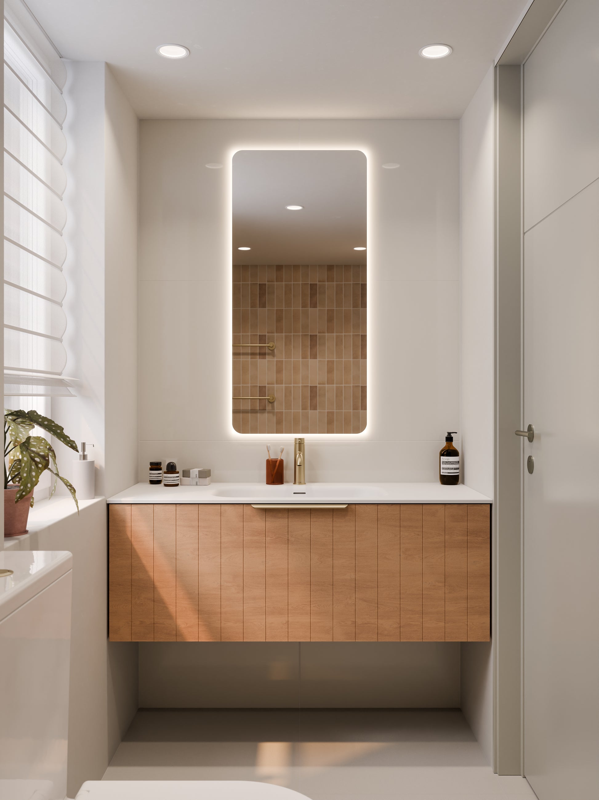 lineare-1200-coastal-single-drawer-vanity-devon-oak