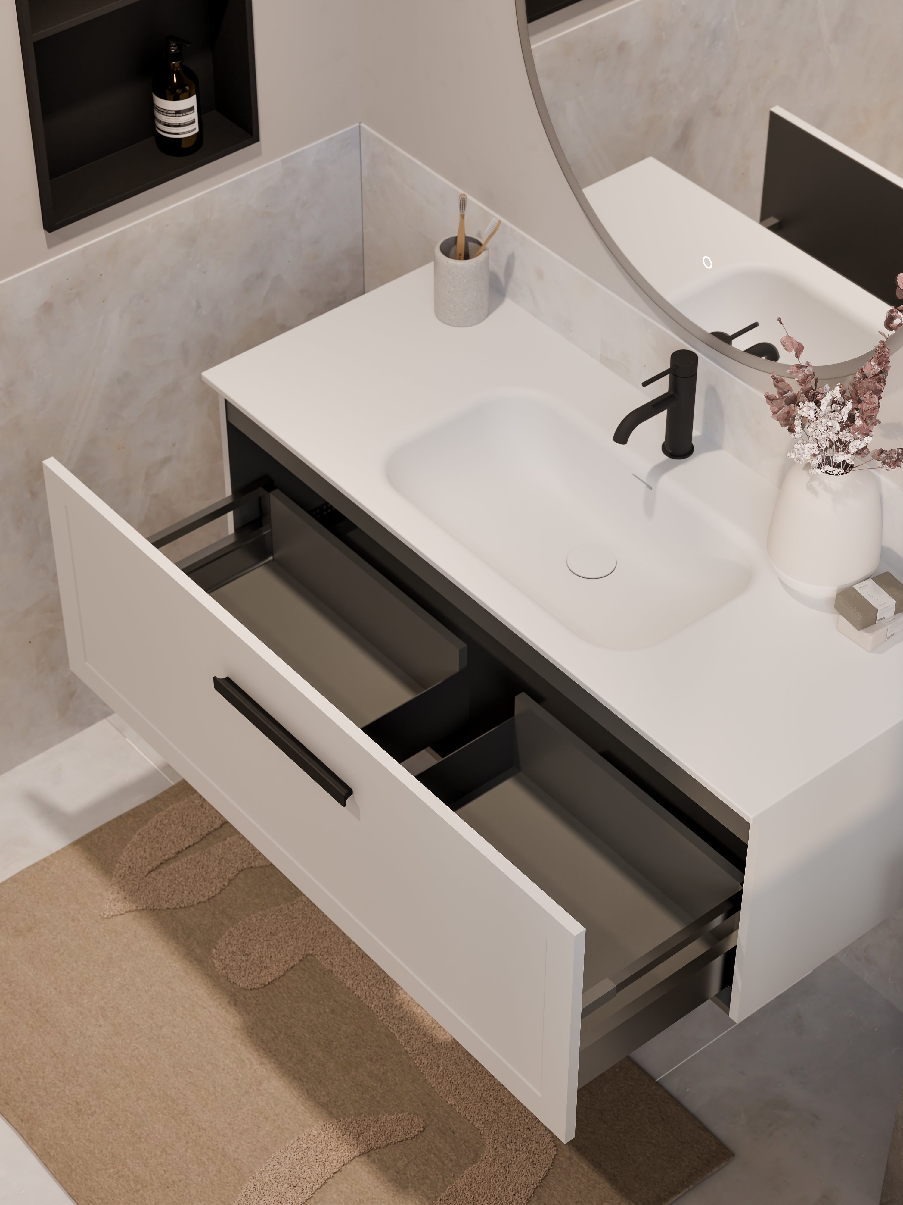 lineare-loft-1200-single-drawer-vanity-matte-white