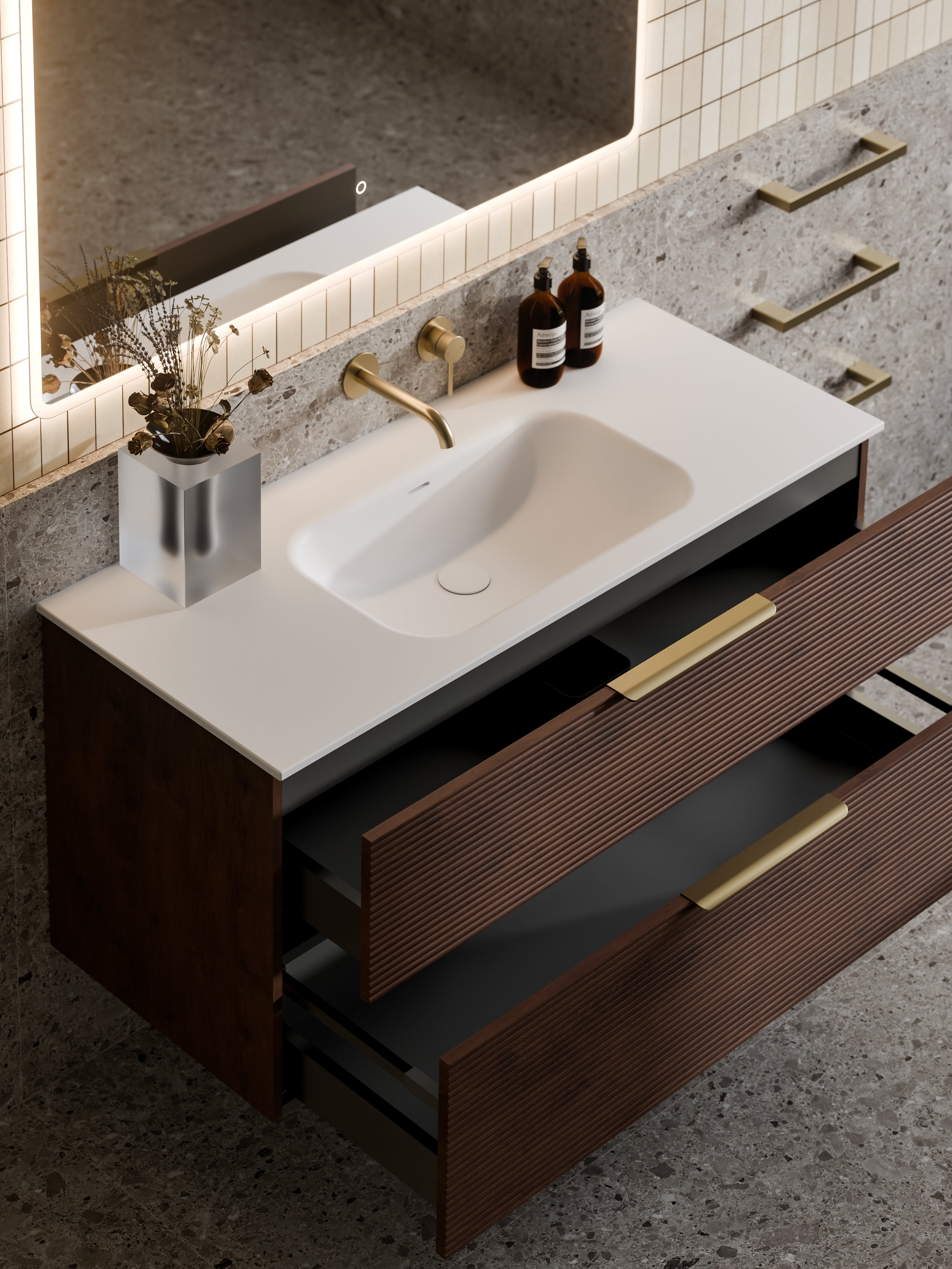 lineare-1200-orchard-double-drawer-vanity-walnut