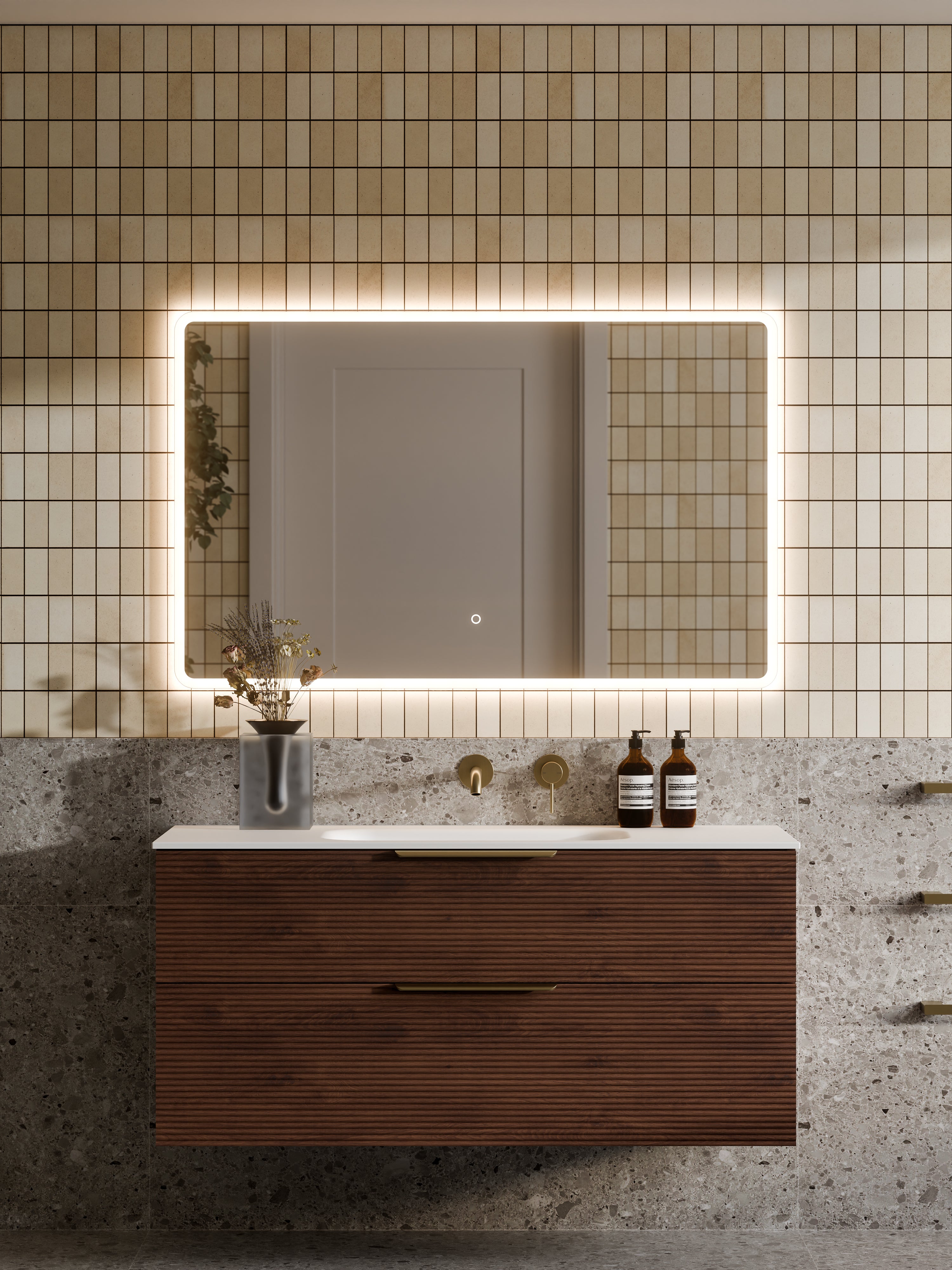 lineare-1200-orchard-double-drawer-vanity-walnut