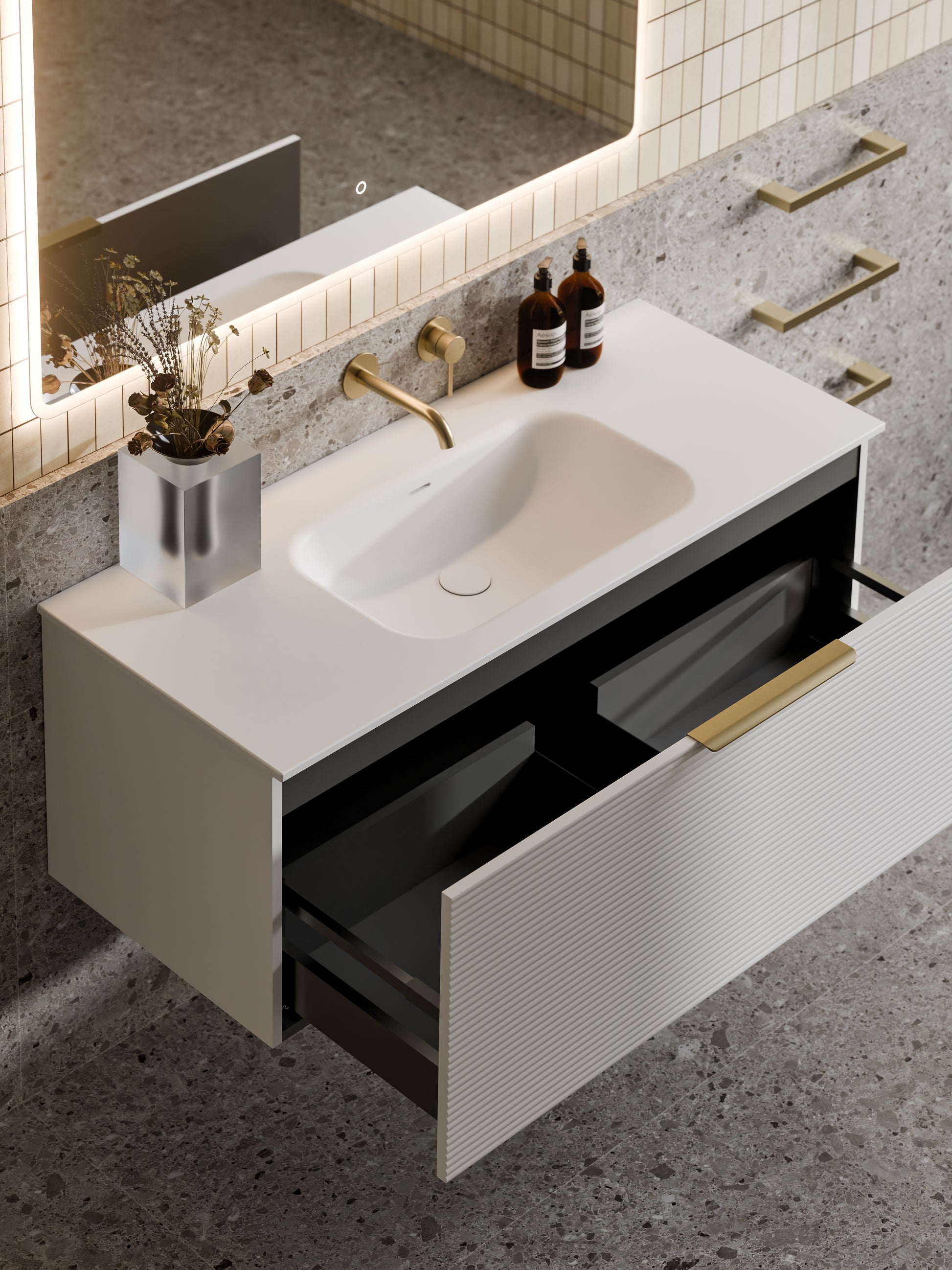 lineare-1200-orchard-single-drawer-vanity-matte-white