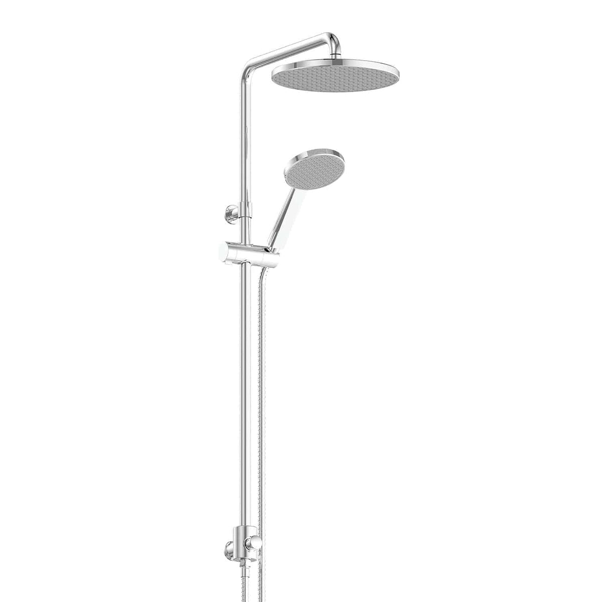 Greens Glide RainBoost Retrofit Twin Rail Shower - Chrome