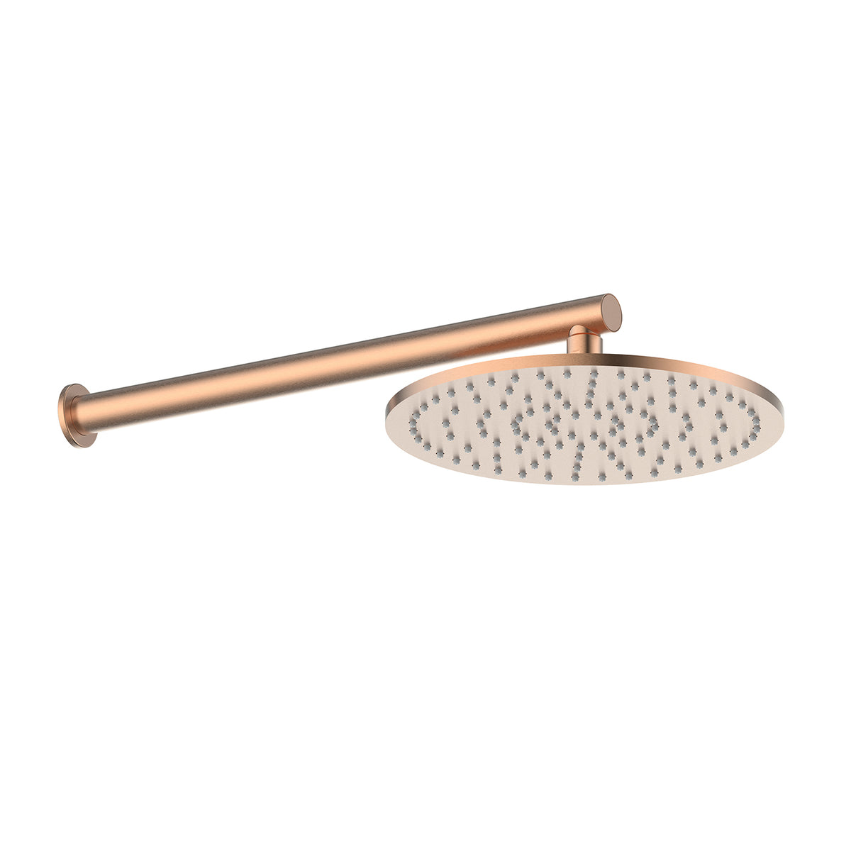 Greens Lavish Brass Wall Shower - Brushed Copper