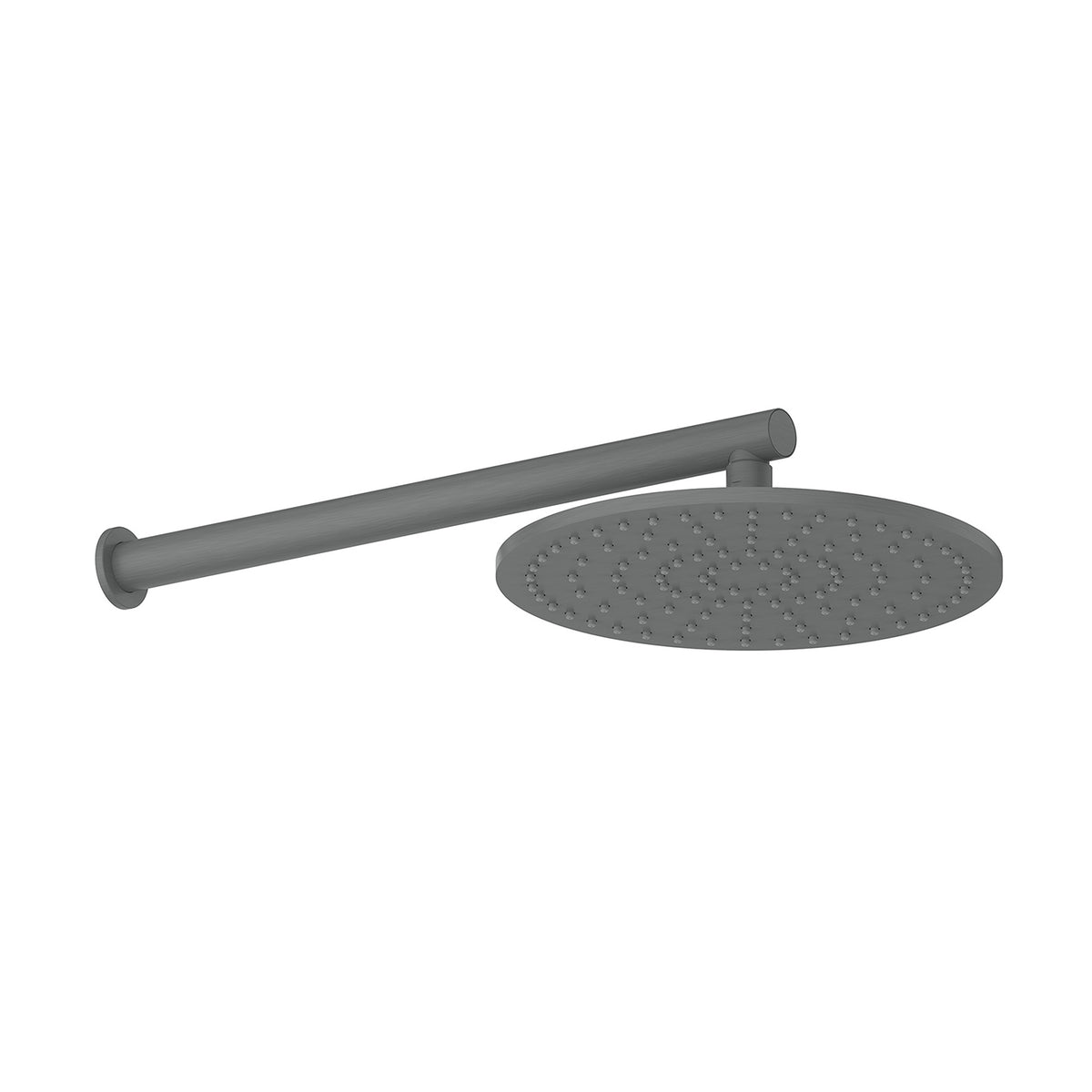 Greens Lavish Brass Wall Shower - Gunmetal