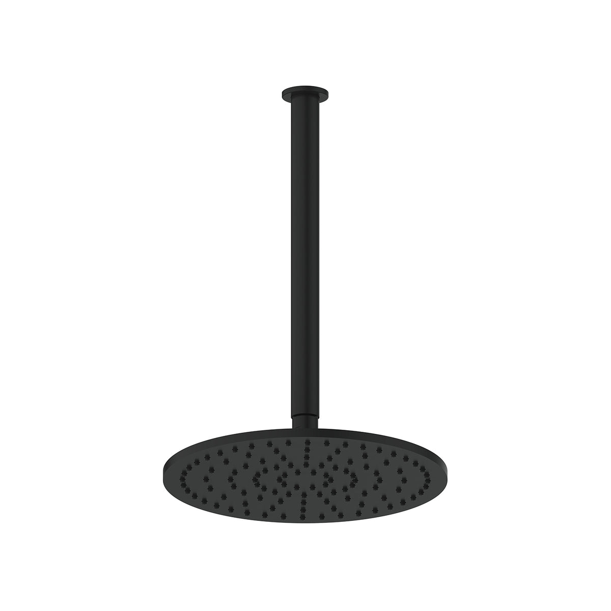 Greens Lavish Brass Ceiling Shower - Matte Black