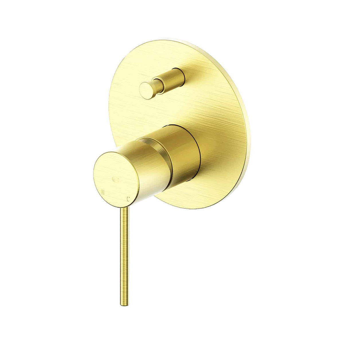 Greens Gisele Shower/Bath Diverter Mixer - Brushed Brass
