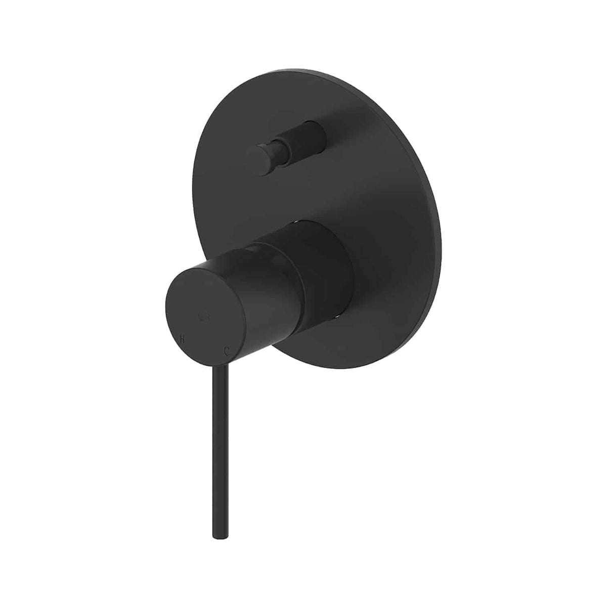 Greens Gisele Shower/Bath Diverter Mixer - Matte Black