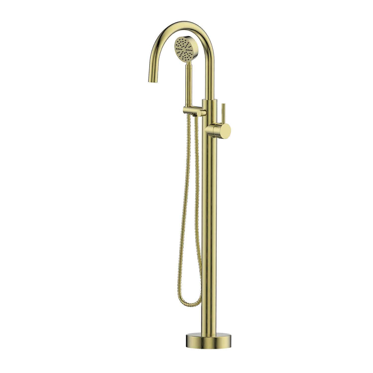 Gisele Freestanding Bath Filler - Brushed Brass