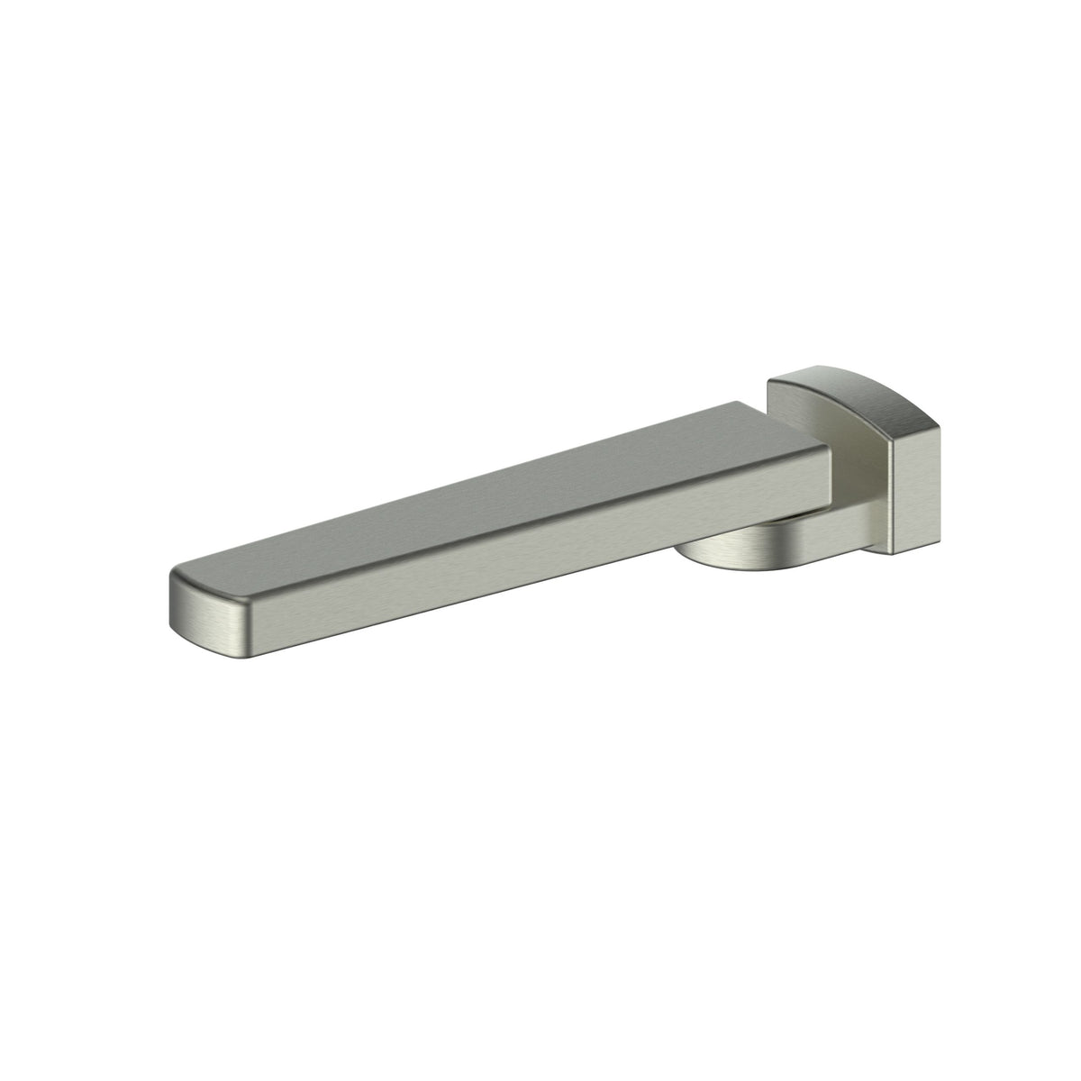 Greens Swivel Bath Spout Square Brushed Nickel