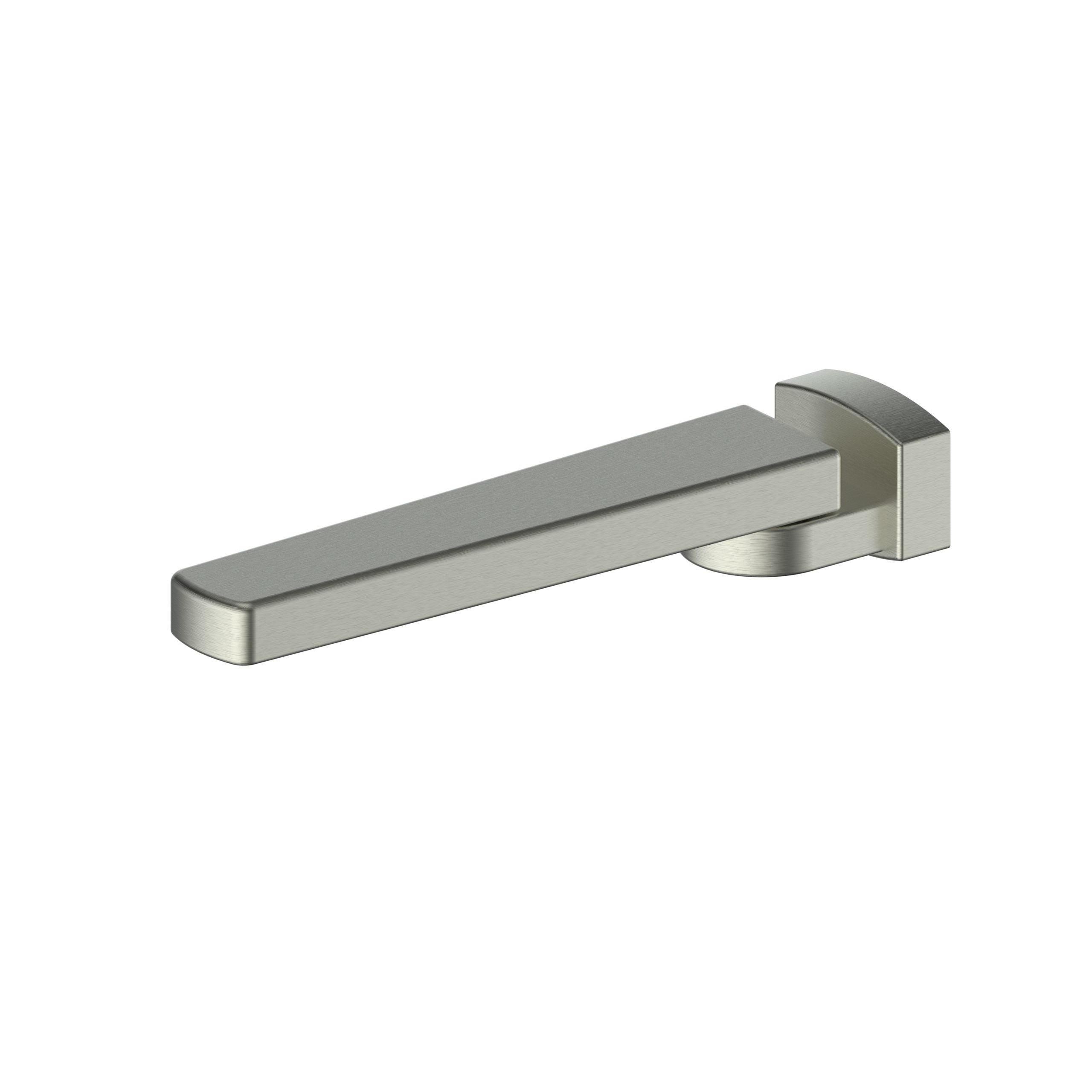 Greens Swivel Bath Spout Square Brushed Nickel