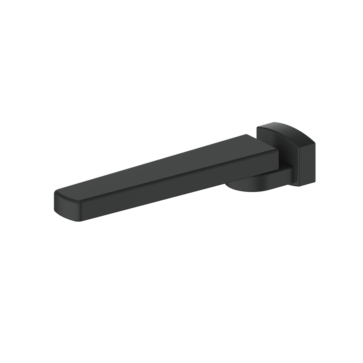 Greens Swivel Bath Spout Square Matte Black