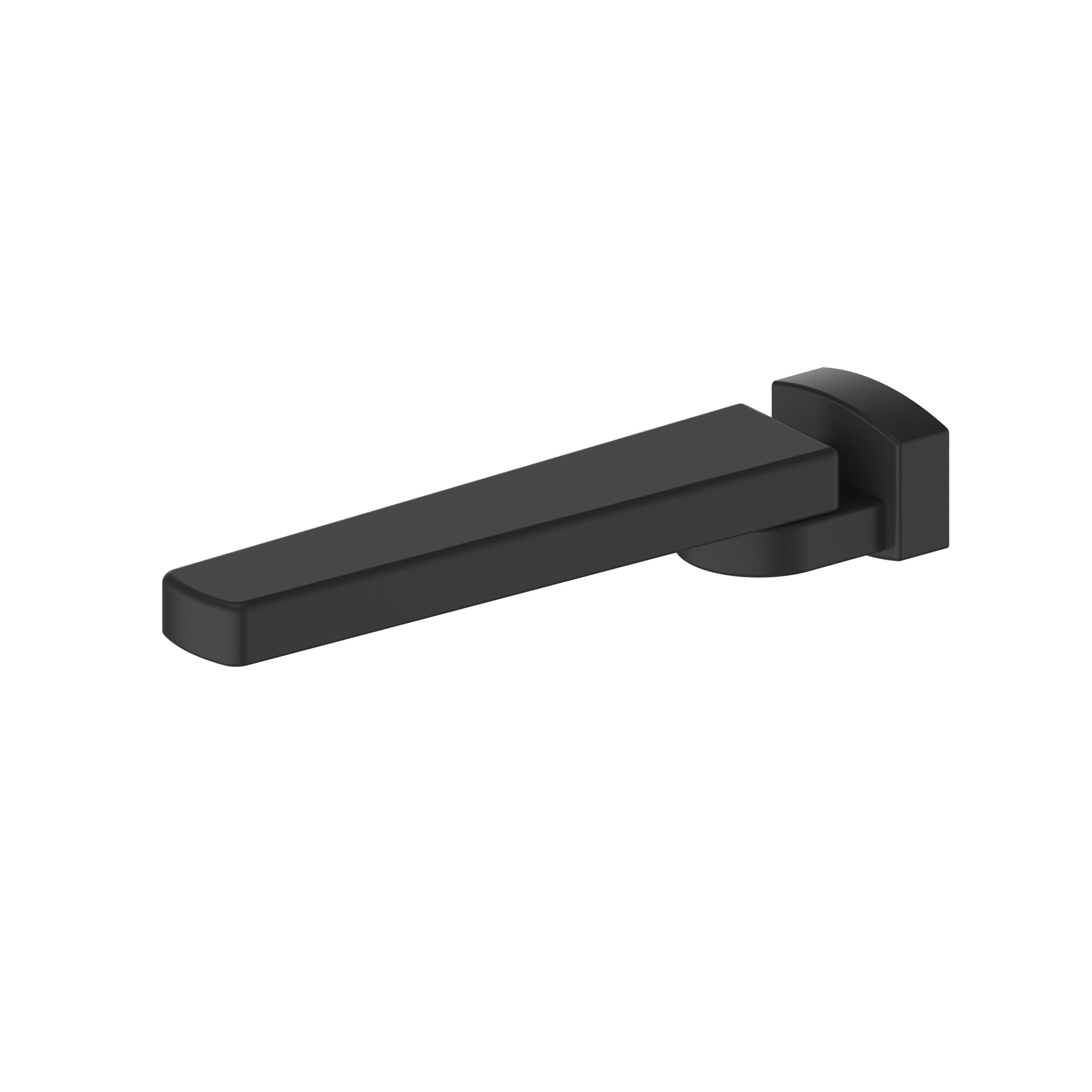 Greens Swivel Bath Spout Square Matte Black