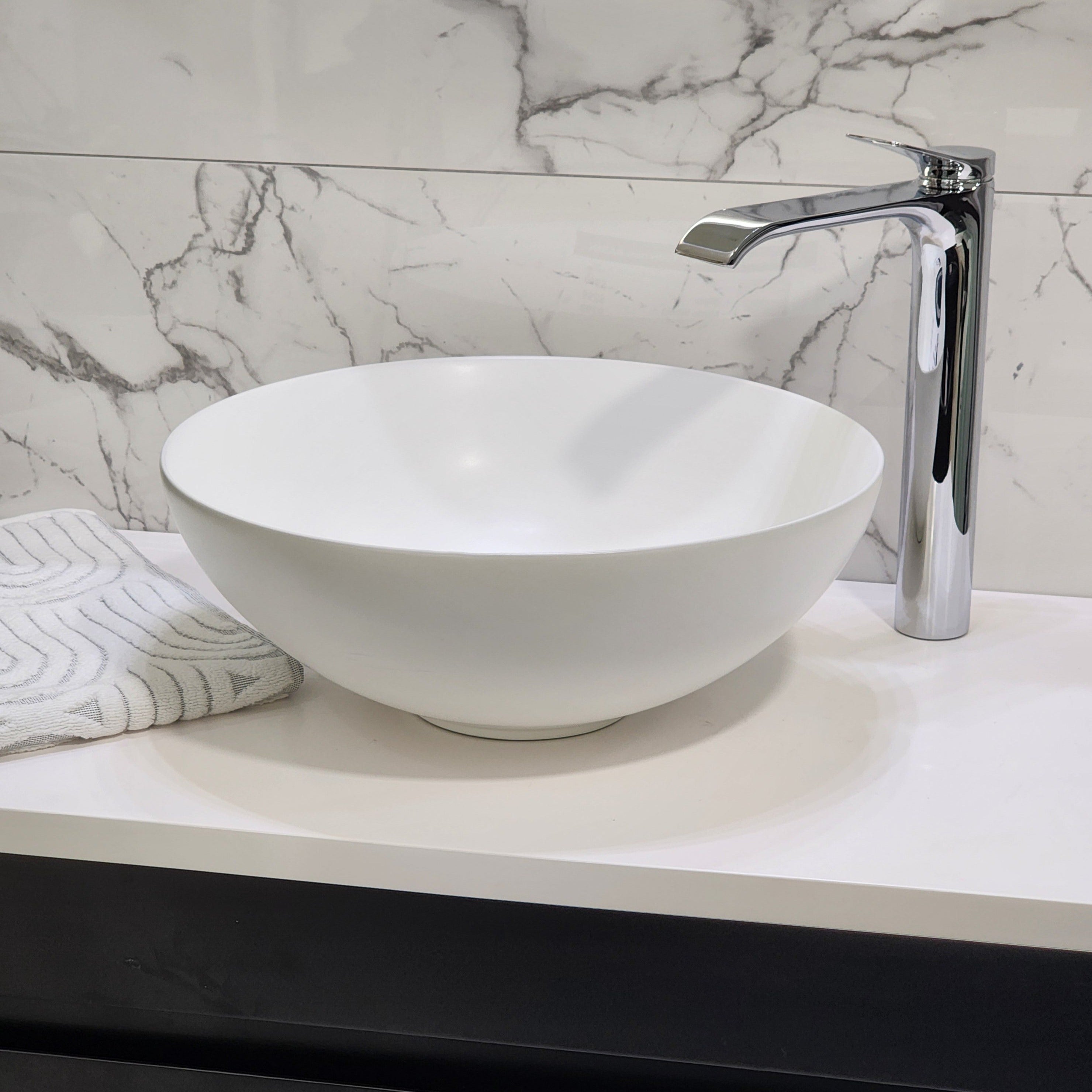 CODE PURE ARC CERAMIC BASIN 400MM RANGE