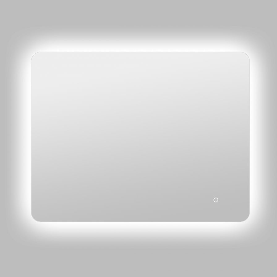 Luminor Rectangular Backlit Demister Mirror