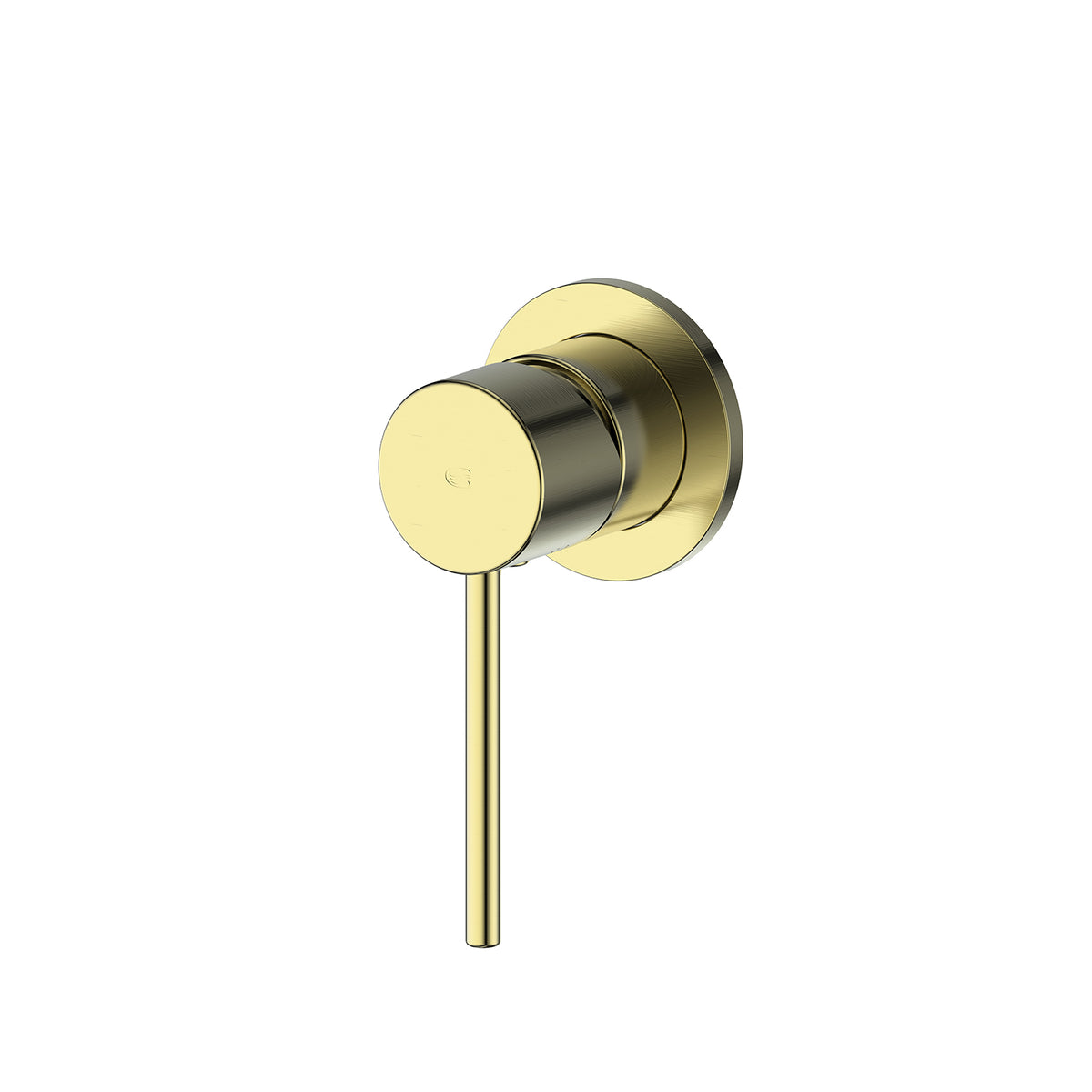 Greens Maci Shower Mixer w/ Mini Faceplate - Trim Set Only - Brushed Brass