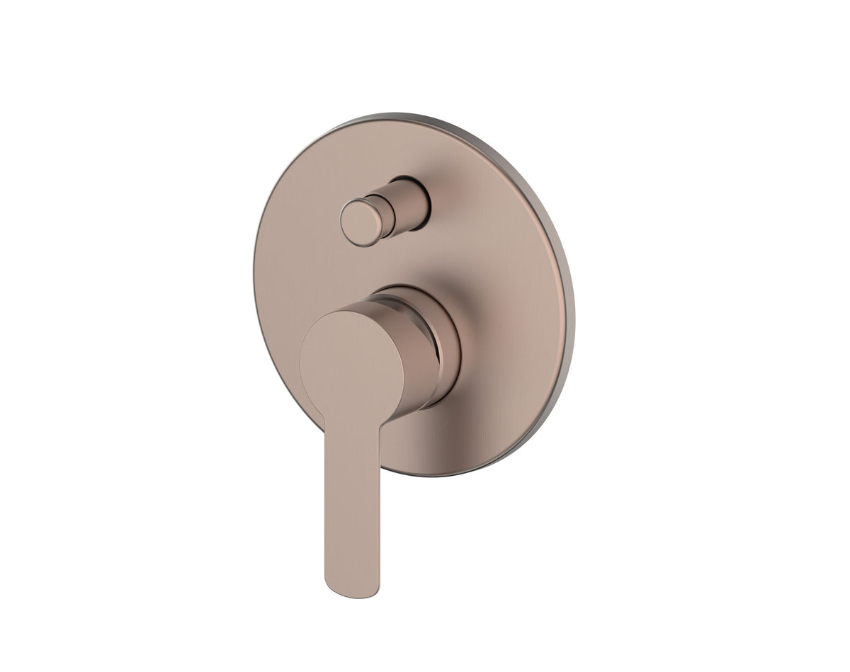 Greens Astro II Shower/Bath Diverter Mixer - Brushed Bronze