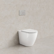 Code Flow Typhoon Inwall Toilet Suite | Chrome Button