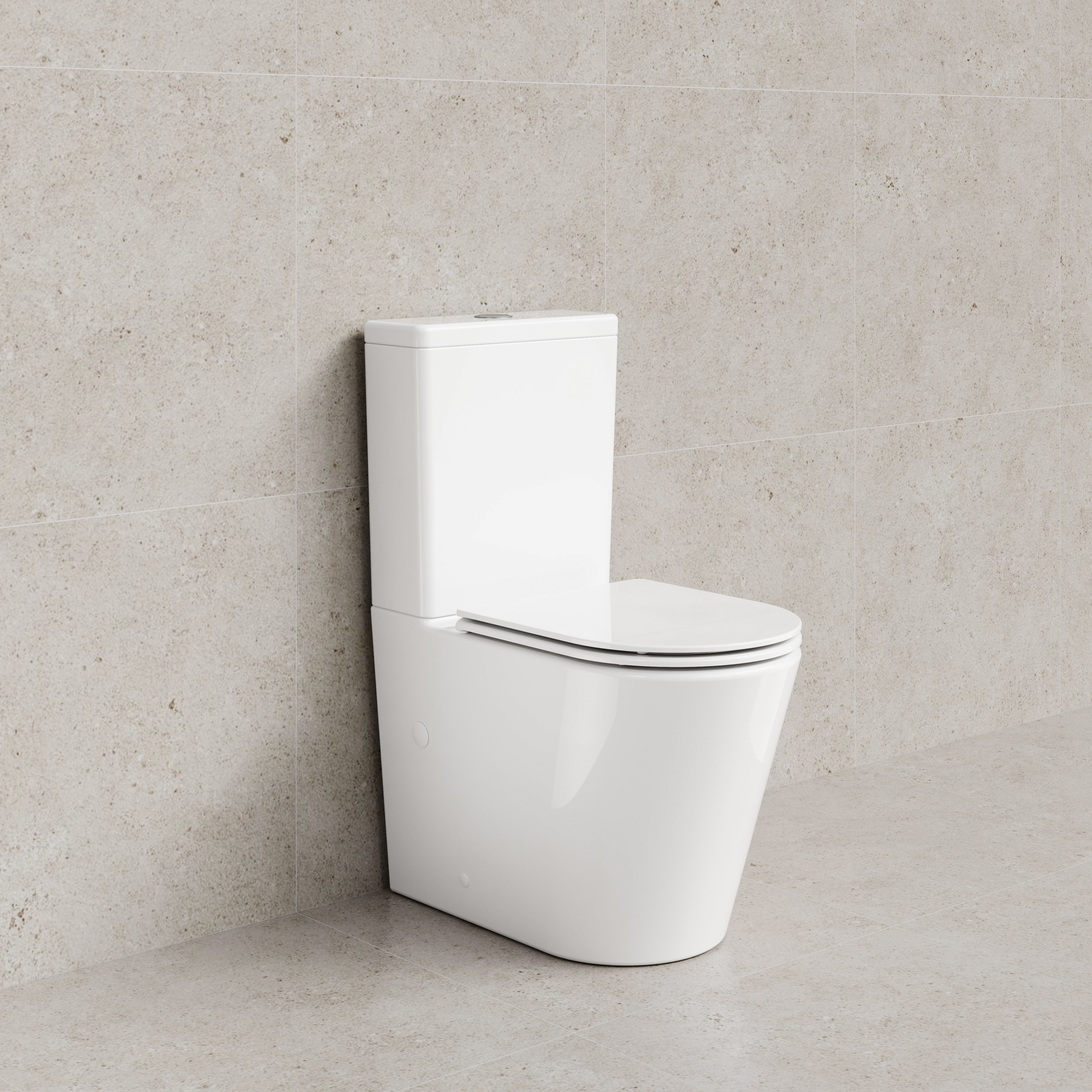 CODE PURE TYPHOON BTW TOILET SUITE - GLOSS WHITE