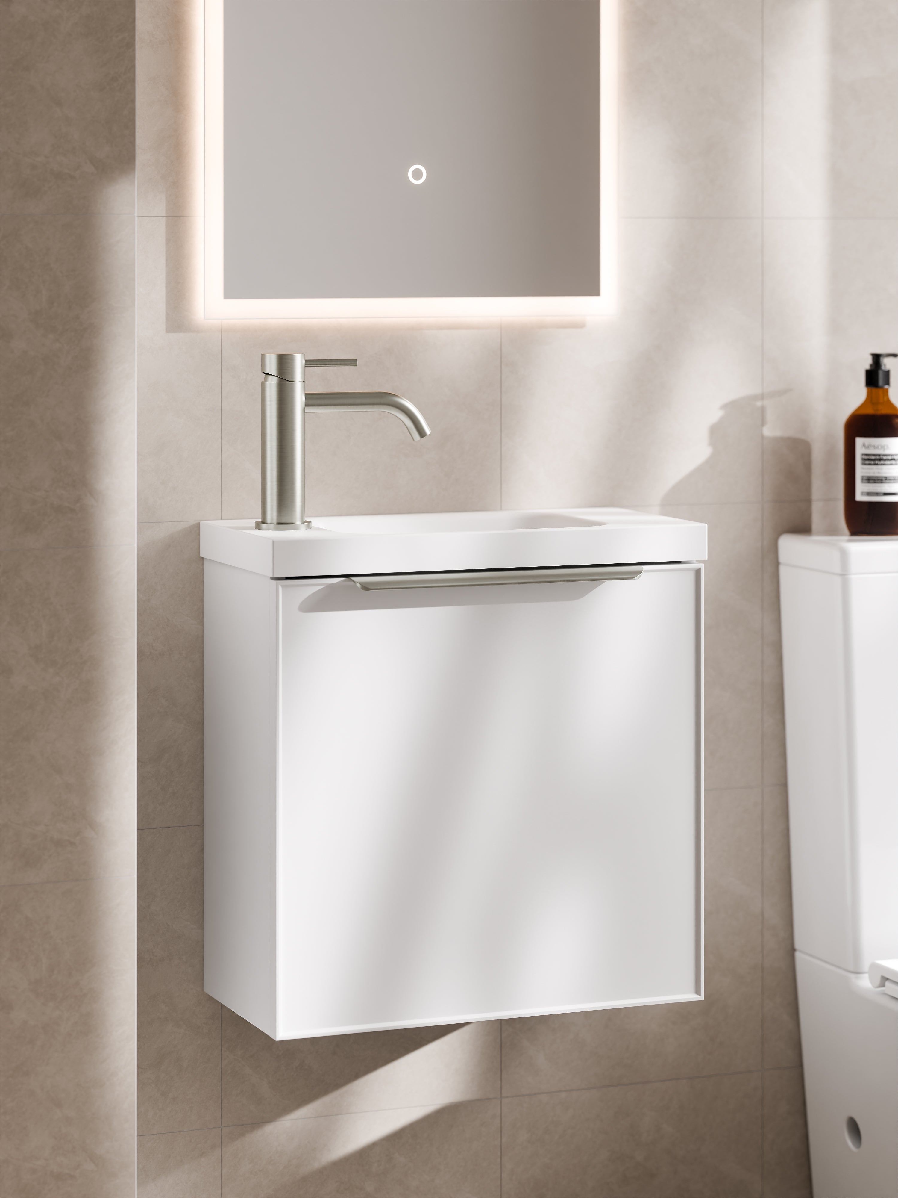 lineare-450-wc-vanity-matte-white-axel