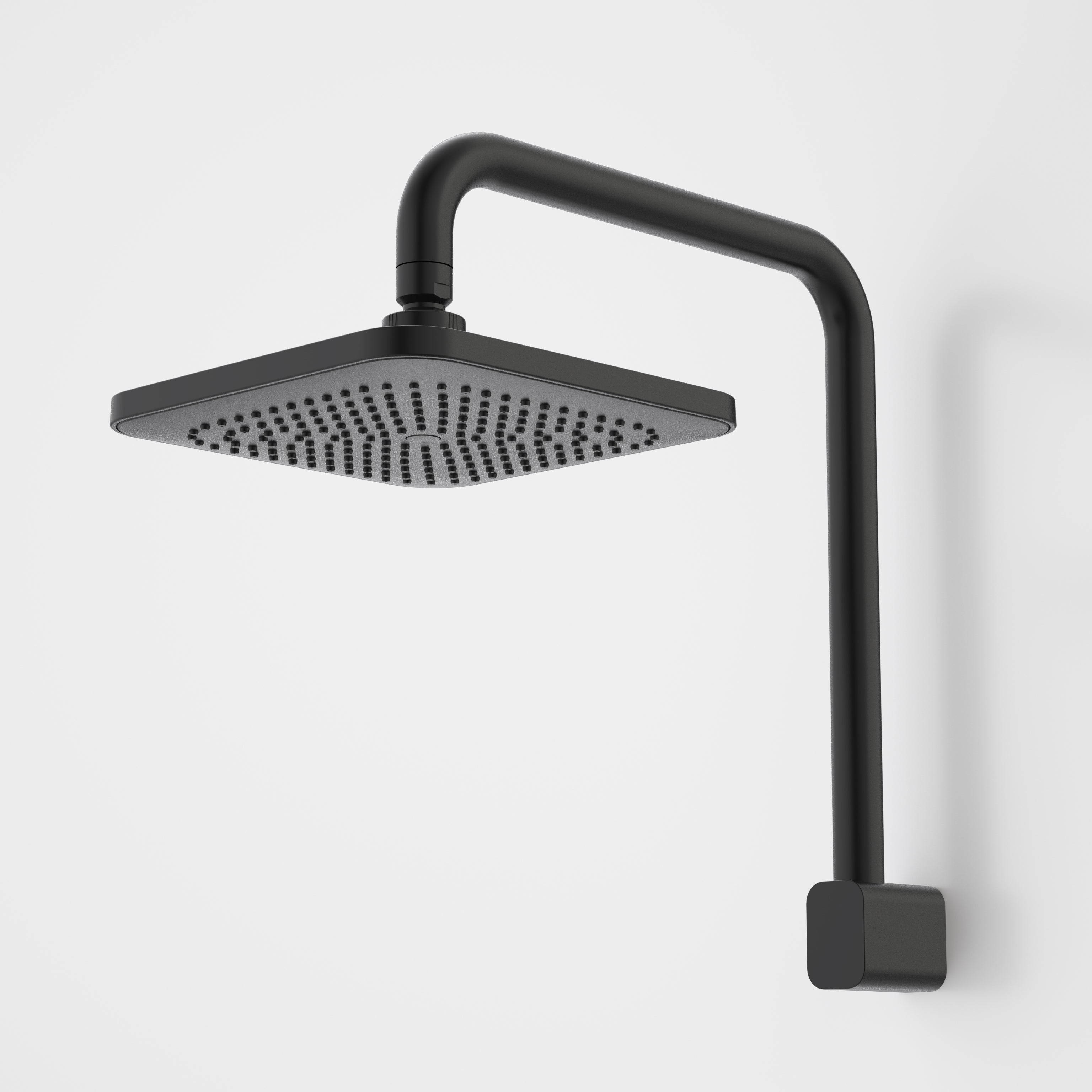 caroma-luna-fixed-overhead-shower-black