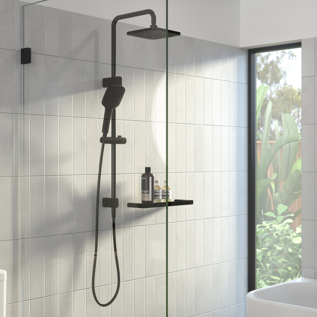 caroma-luna-black-shower