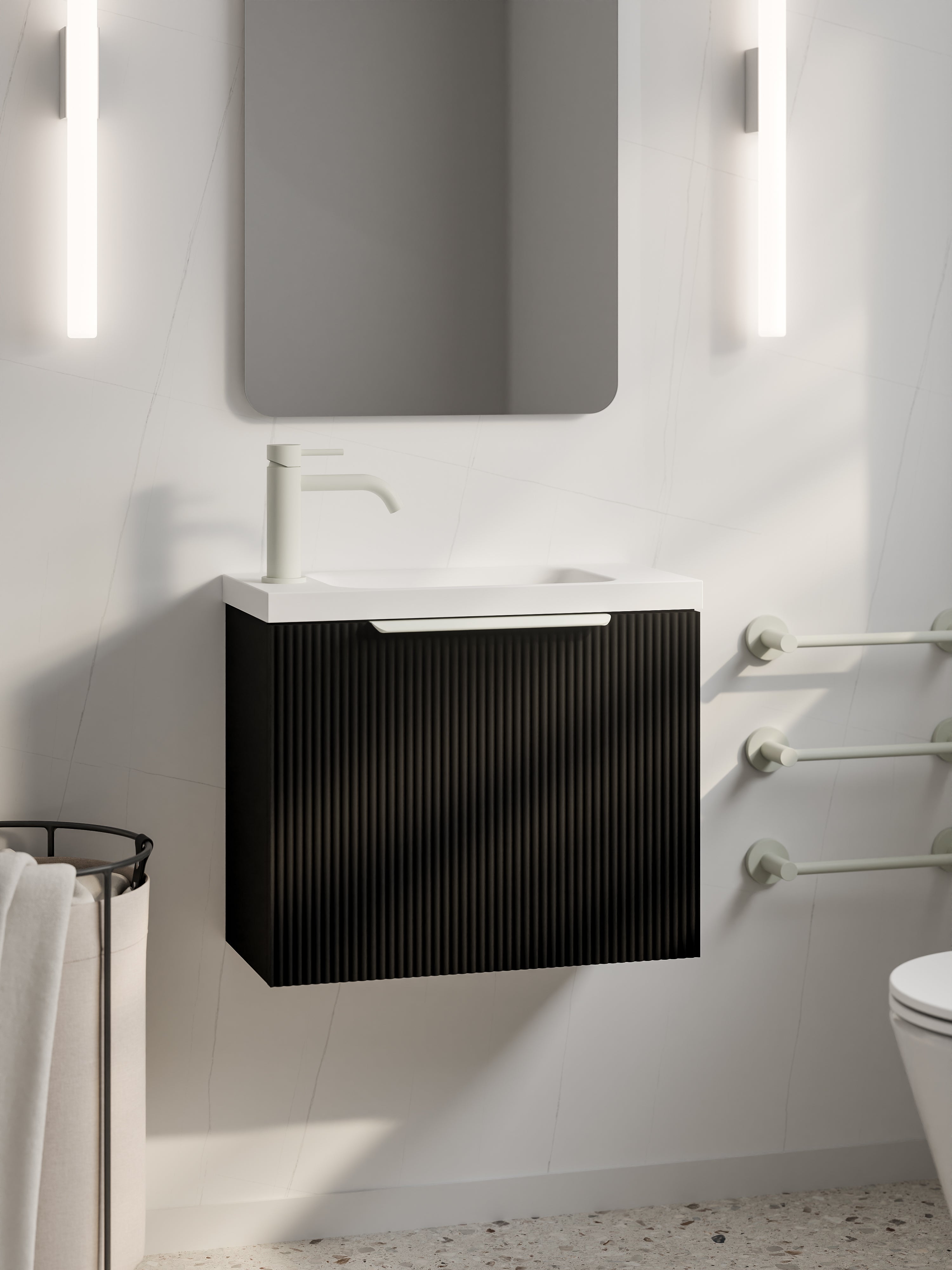 lineare-550-pillar-wall-hung-vanity-matte-black