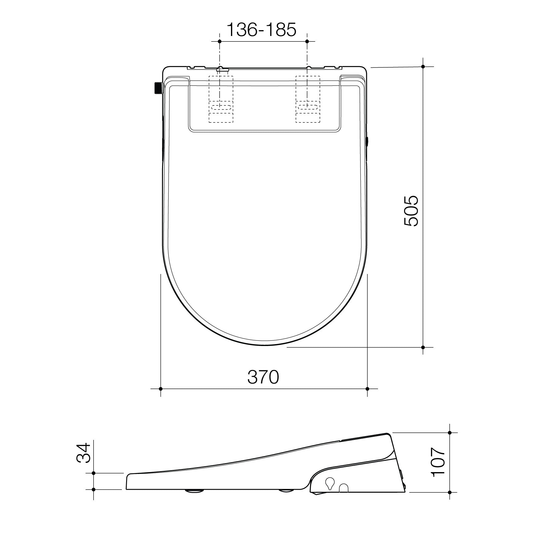 caroma-livewell-bidet-seat-tech-spec-sheet