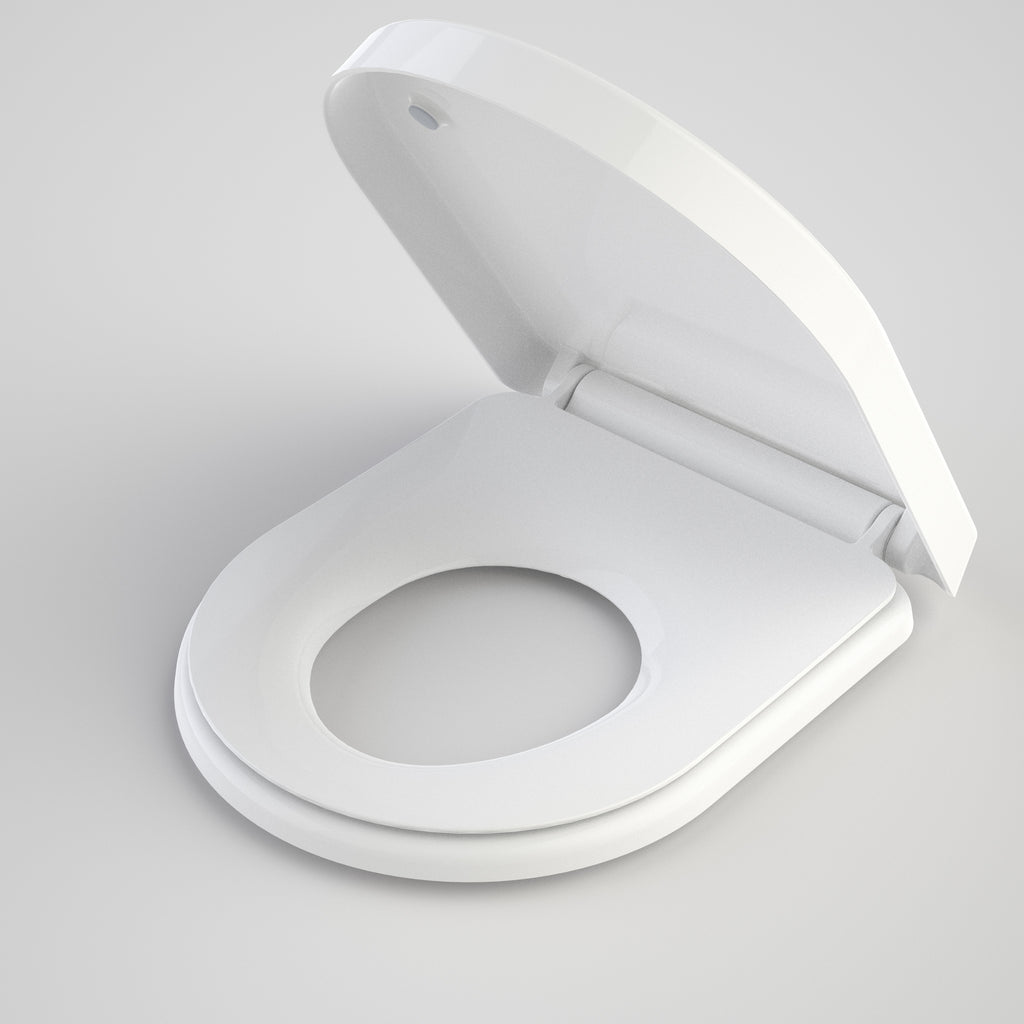 CAROMA FAMILY D SHAPE TOILET SEAT Elite Bathroomware