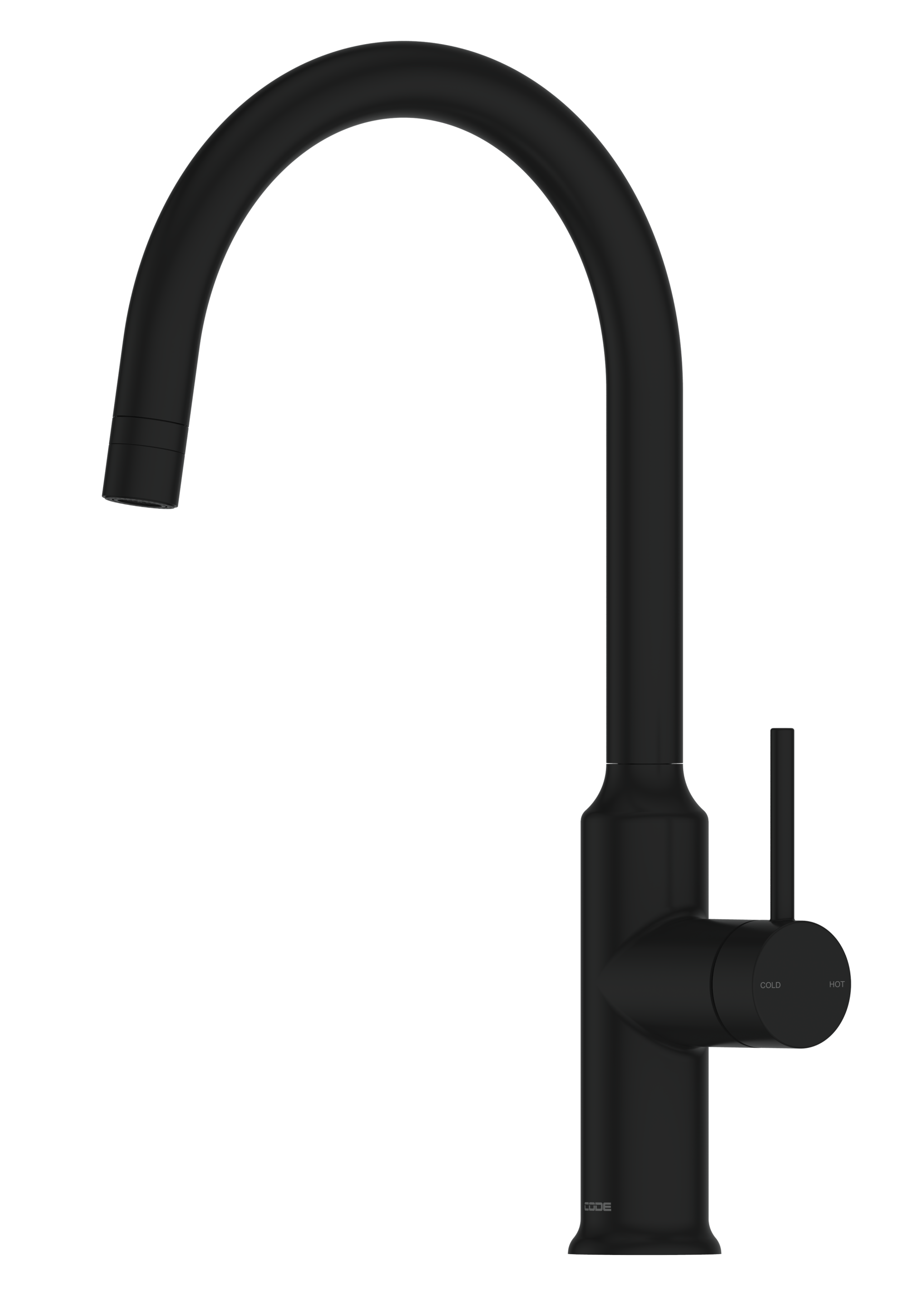 Code-Nature-Gooseneck-Kitchen-Sink-Mixer-Matte-Black