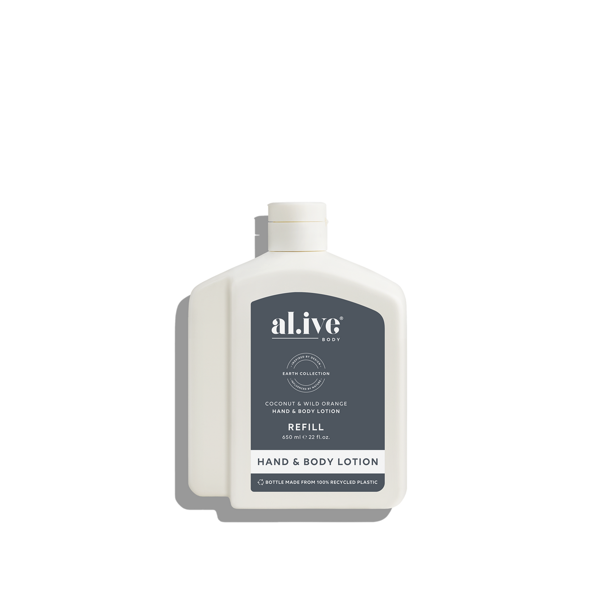 Al.ive Hand & Body Lotion Refill - Coconut & Wild Orange 650ml