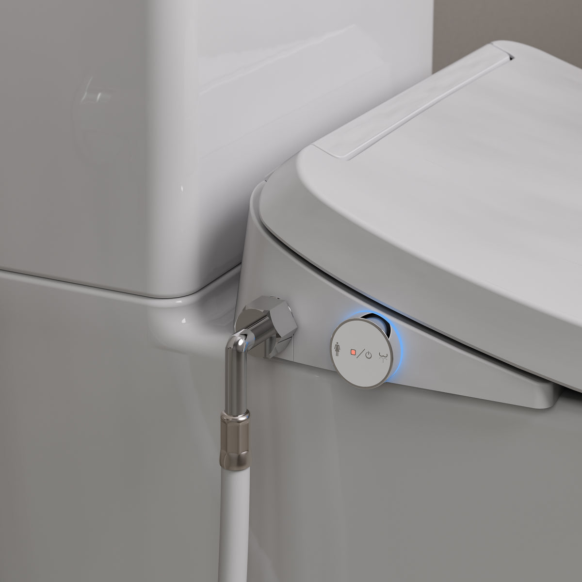 Close up of easy access knob 