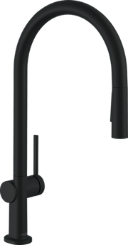 Hansgrohe-talis-kitchen-mixer-pull-out-spray-matte-black