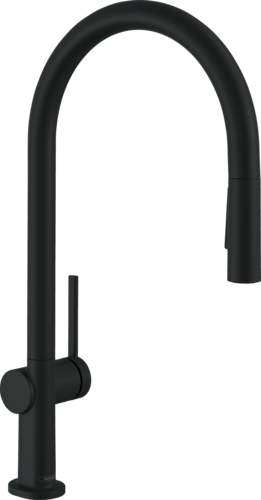 Hansgrohe-talis-kitchen-mixer-pull-out-spray-matte-black
