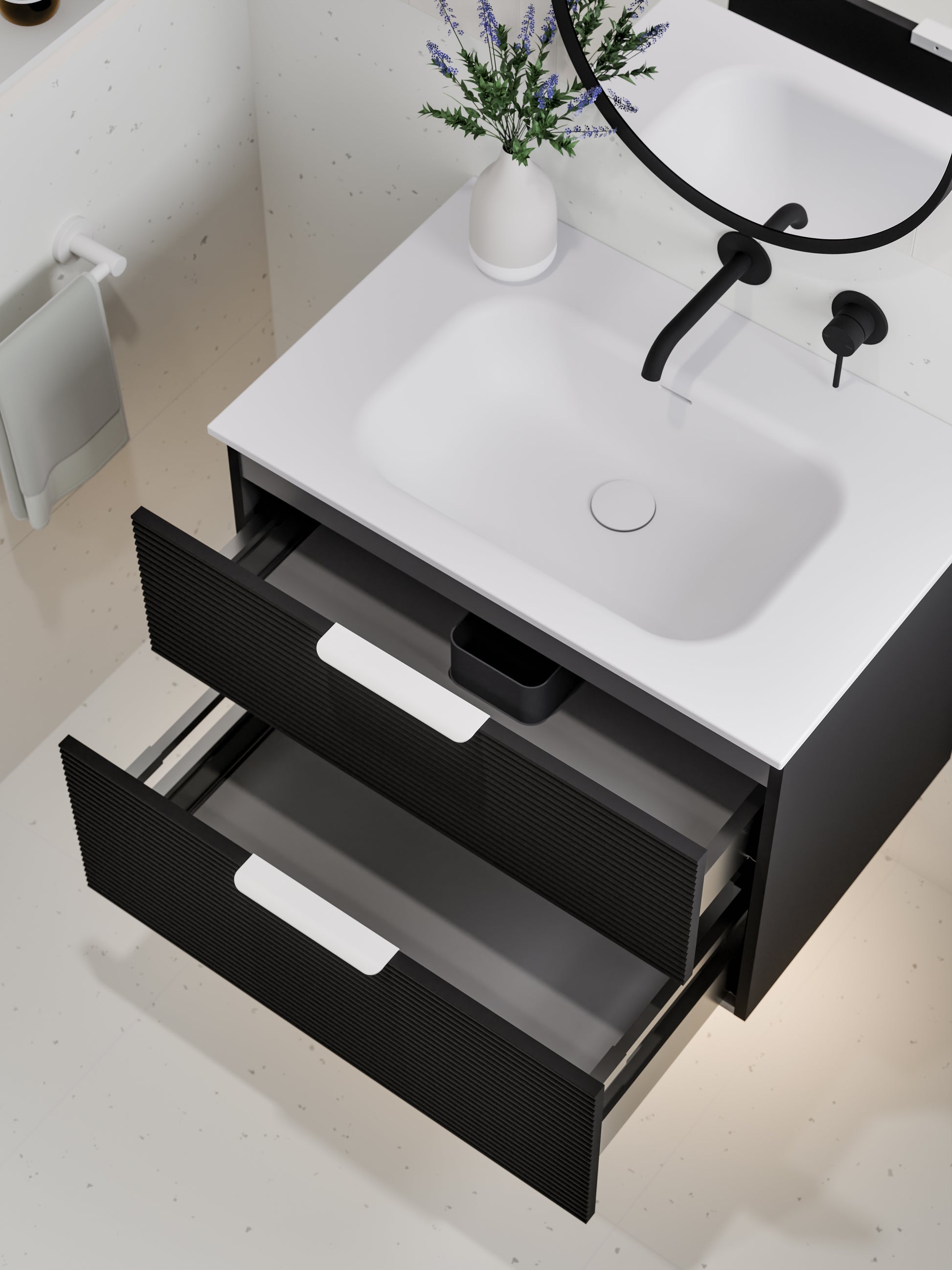 lineare-750-orchard-2-drawer-vanity-range-matte-black