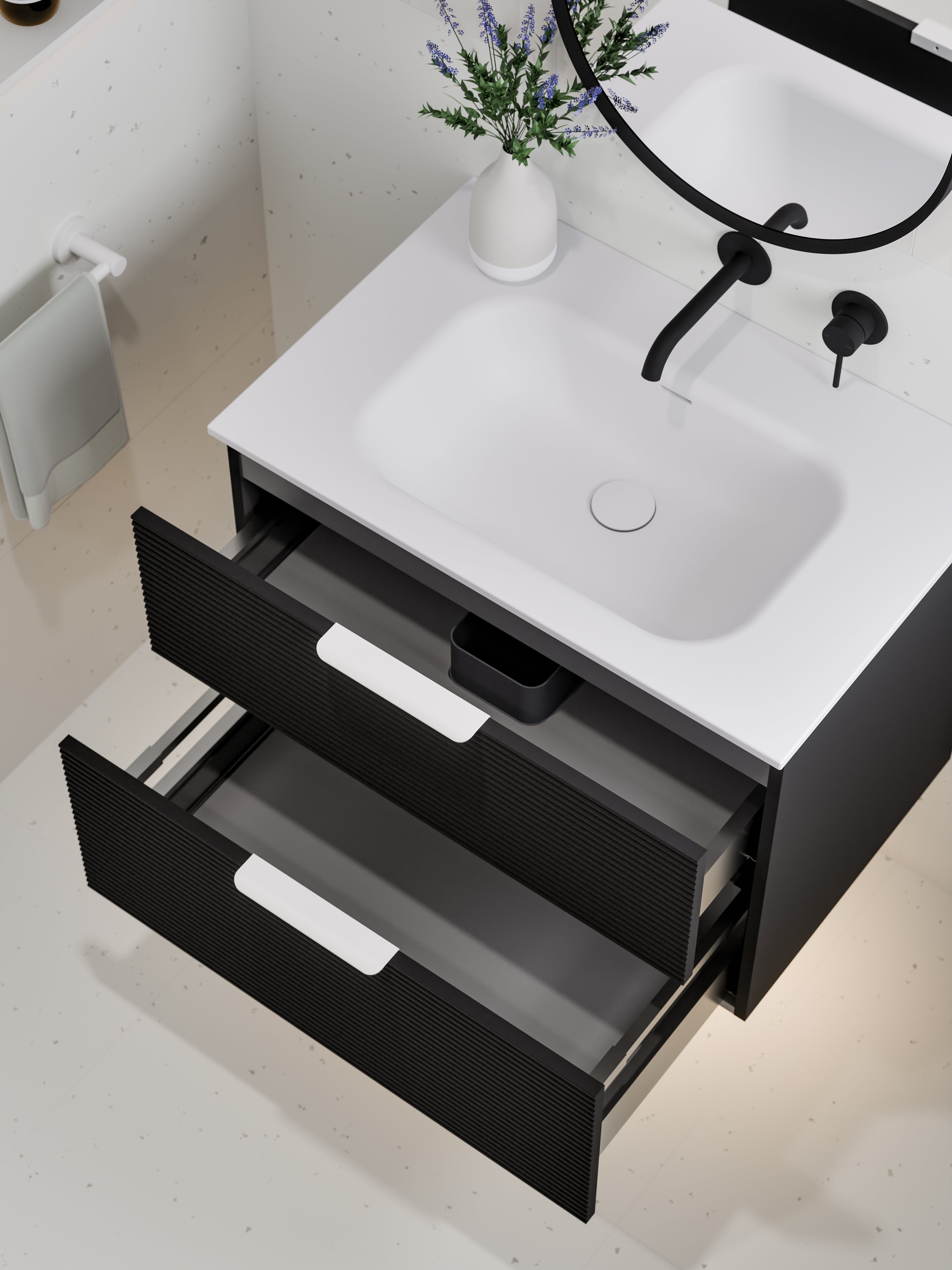 lineare-750-orchard-2-drawer-vanity-range-matte-black