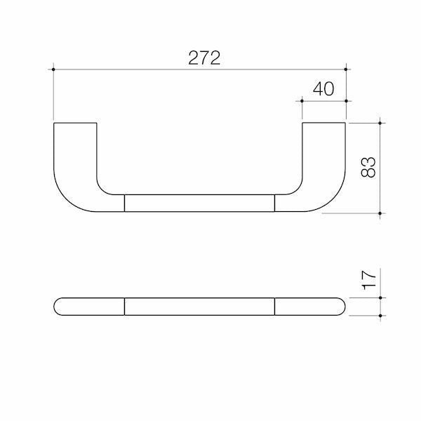 caroma-contura-hand-towel-rail-spec-sheet