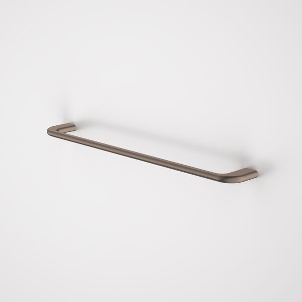 caroma-contura-single-hand-towel-rail-brushed-bronze