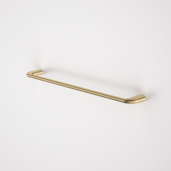 caroma-contura-hand-towel-rail-single-brushed-brass