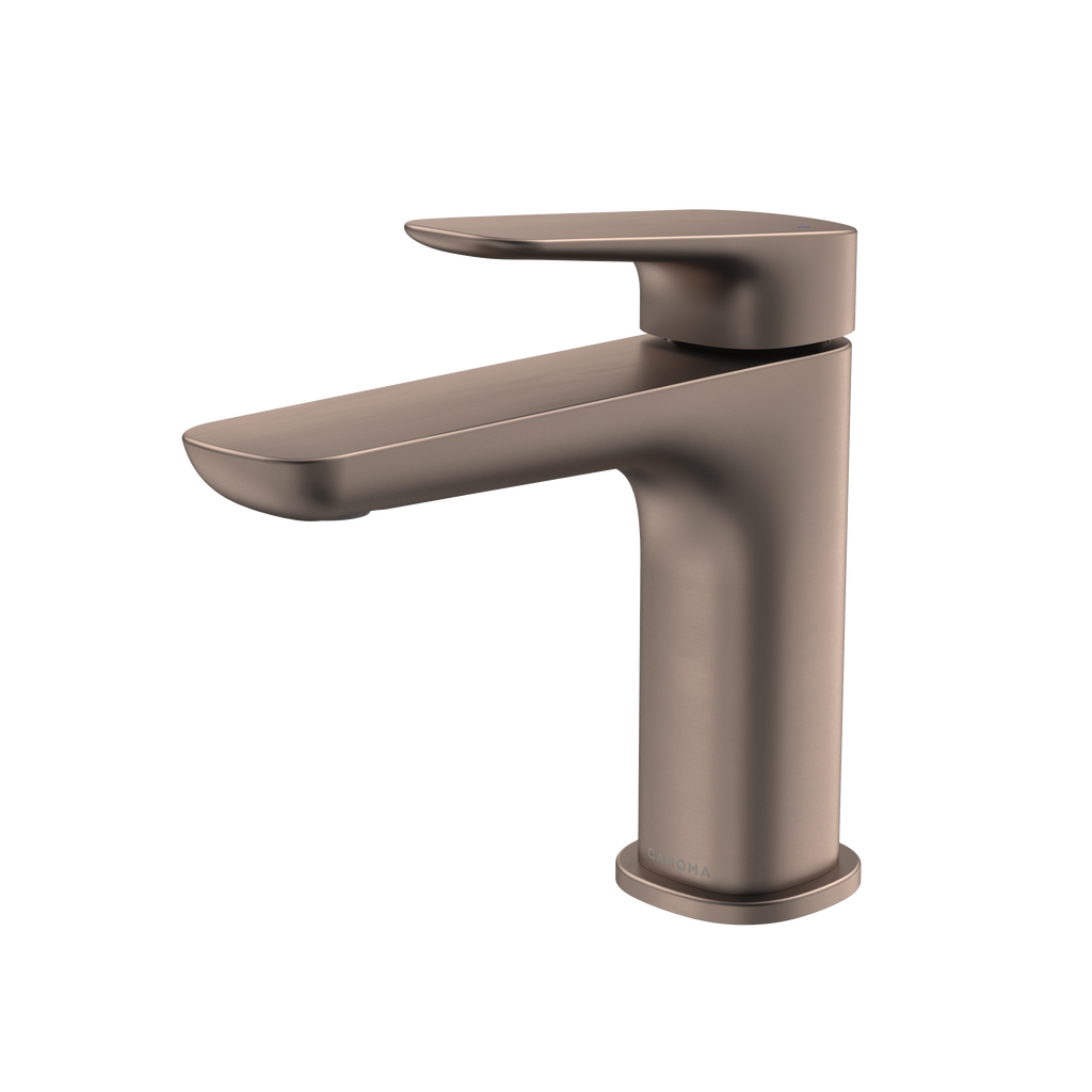caroma-contura-basin-mixer-range-brushed-bronze