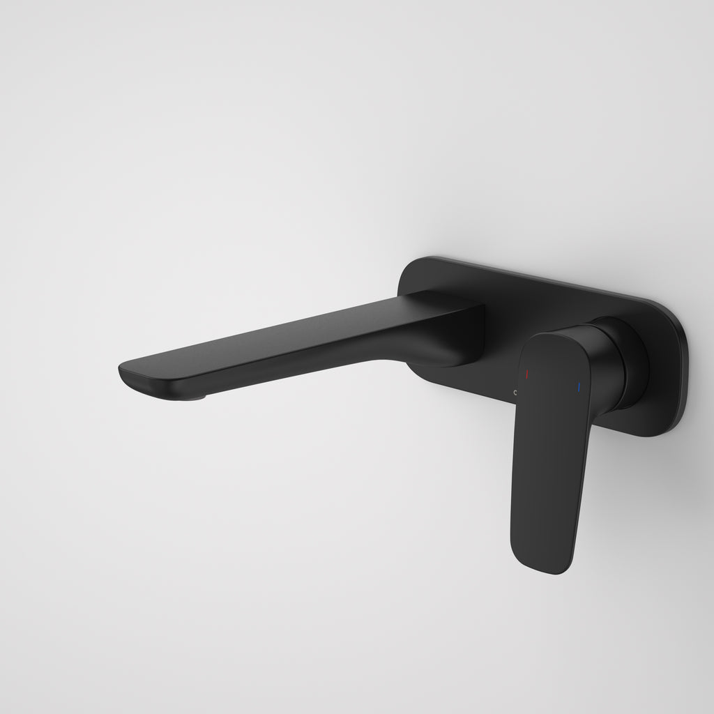 caroma-contura-wall-basin-mixer-range-matte-black