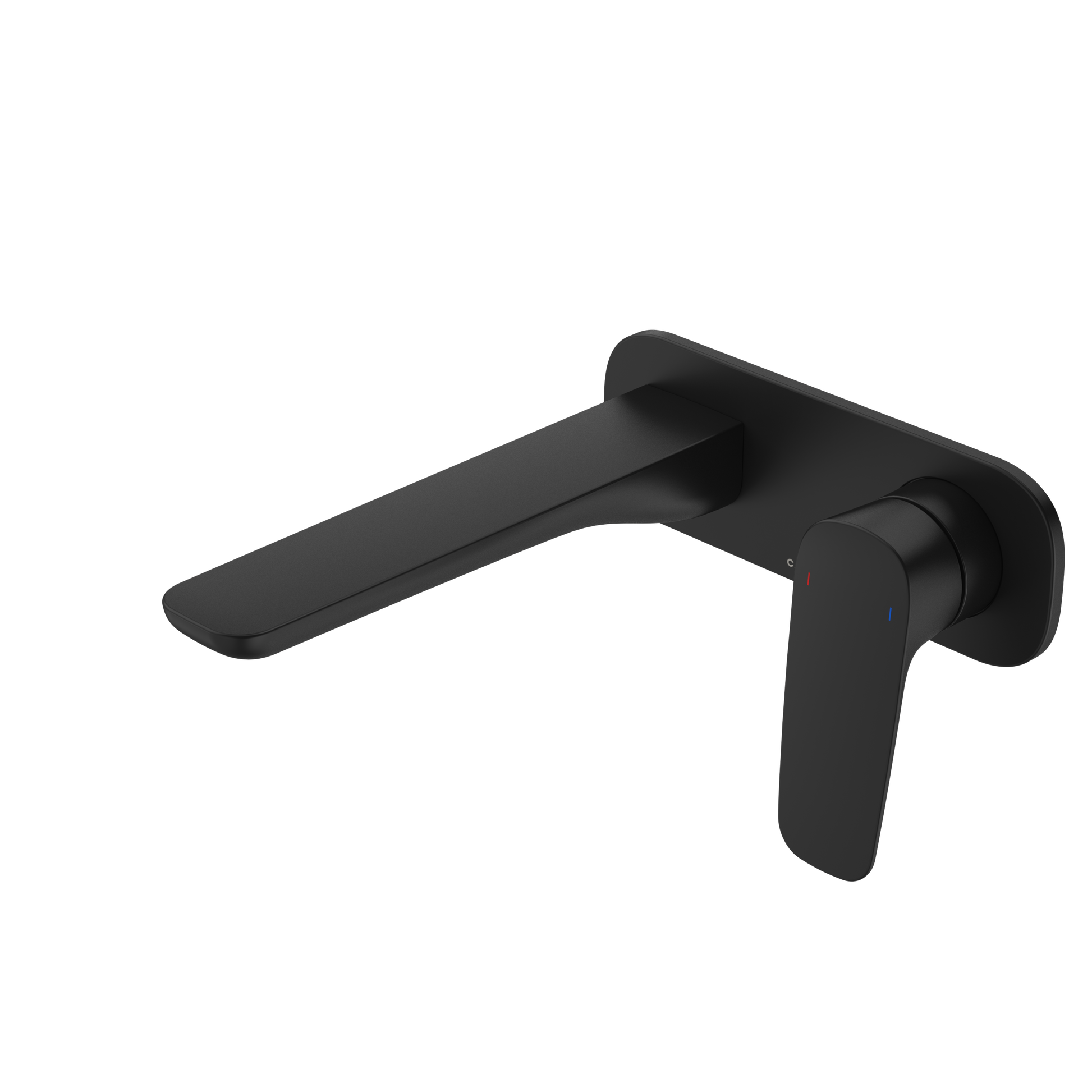 caroma-contura-wall-basin-mixer-matte-black