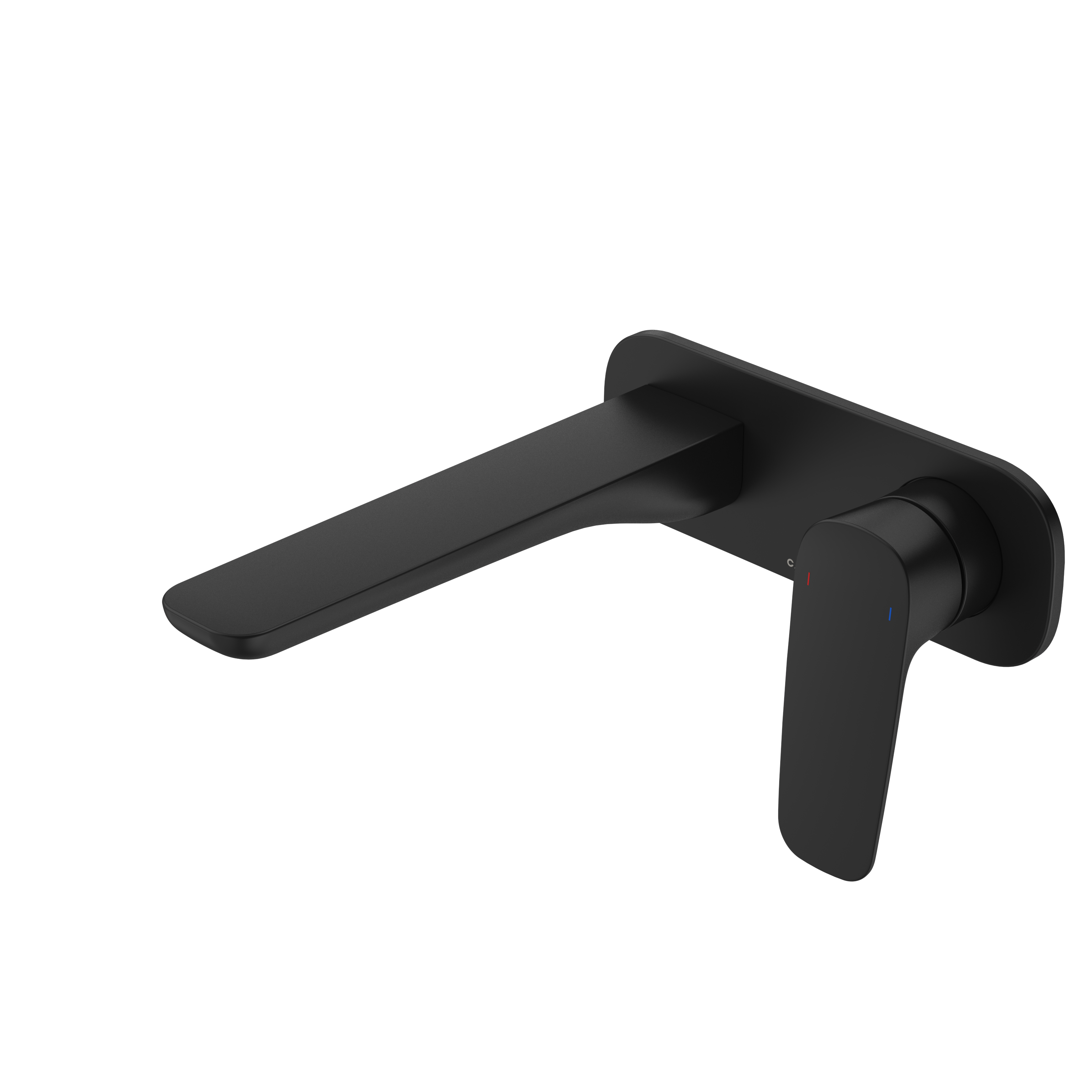 caroma-contura-wall-basin-mixer-matte-black