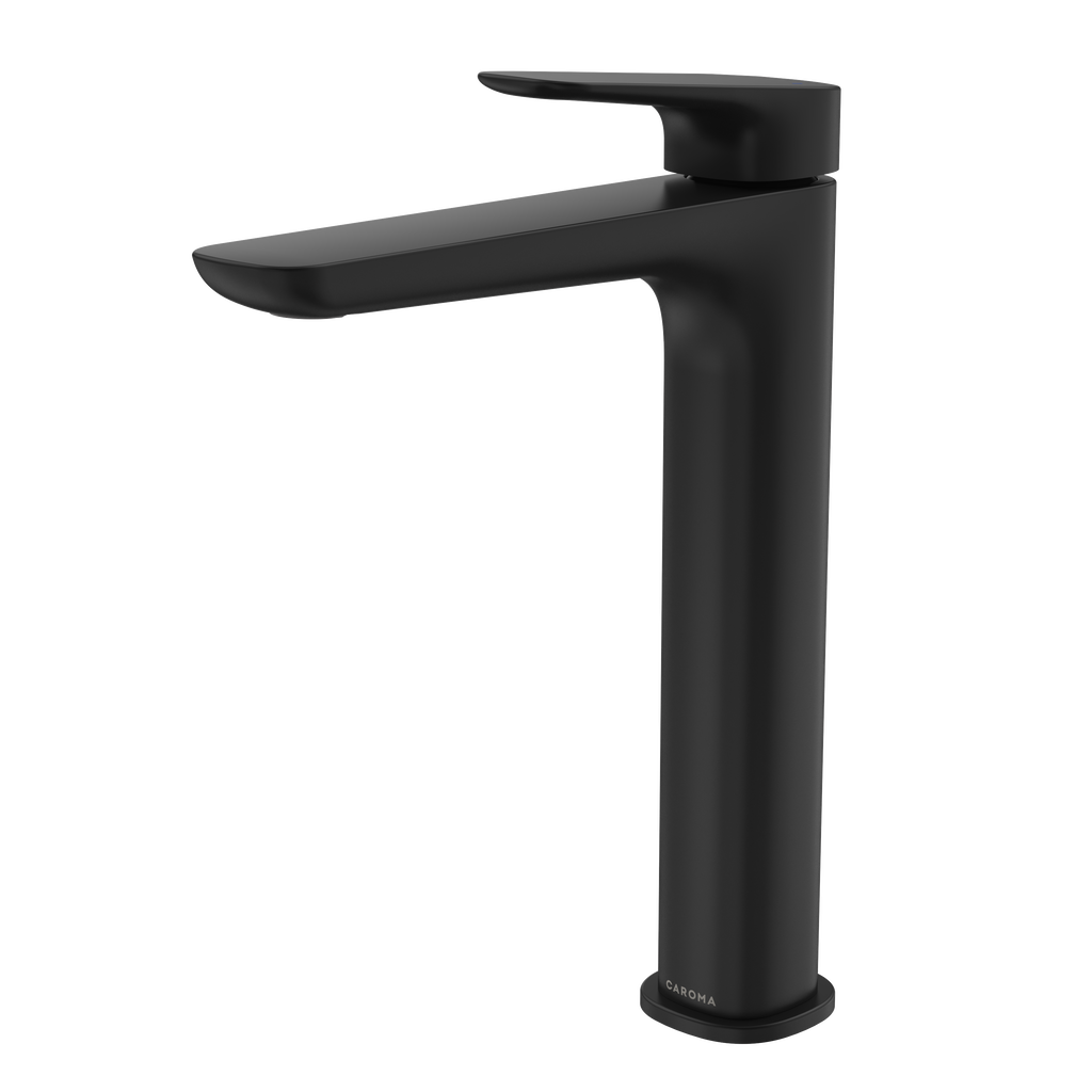 caroma-contura-range-tower-basin-mixer-matte-black